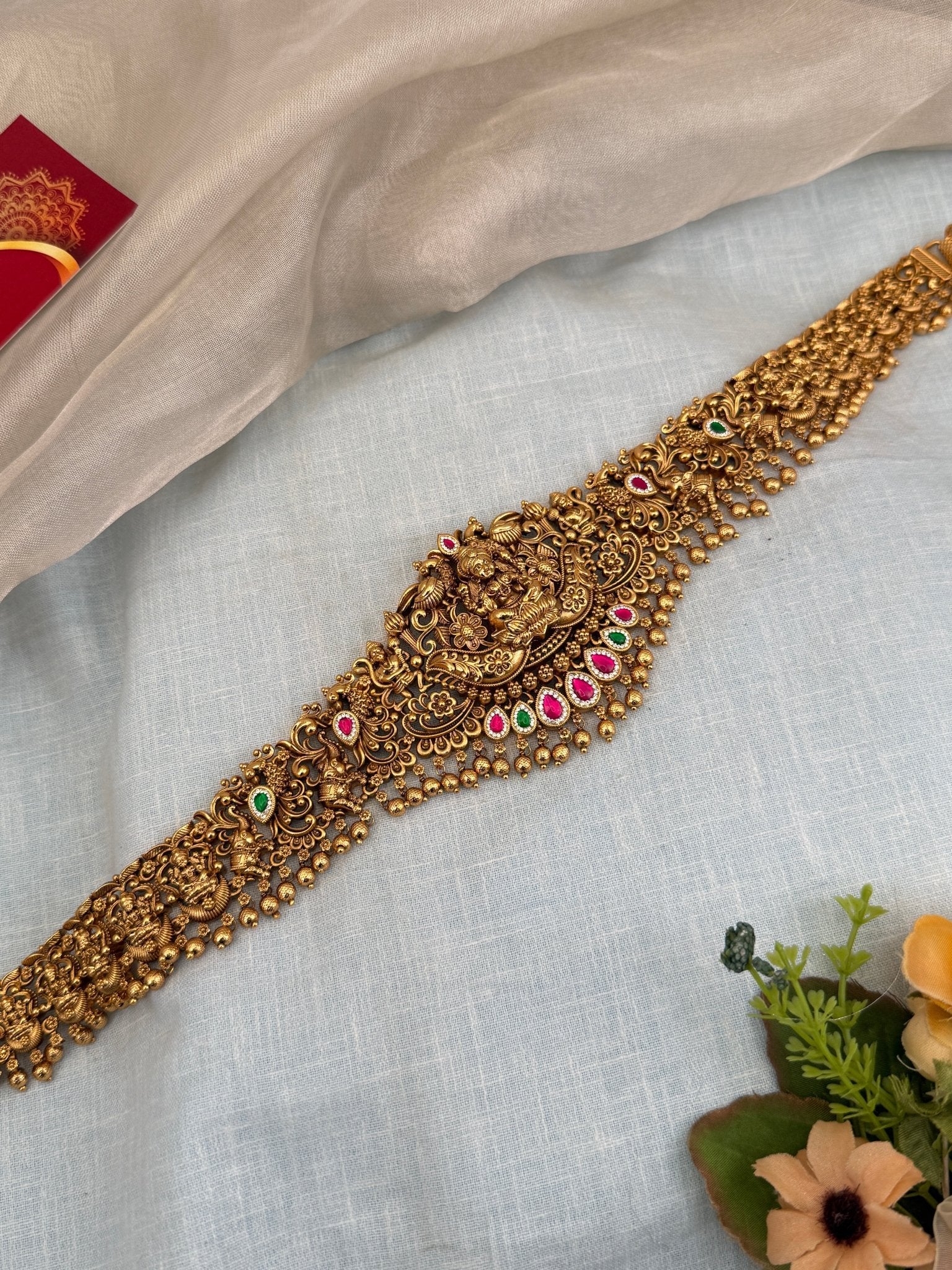 Luxurious Antique Chain Vadaanam Kamarbandh 7053 - Mahilas