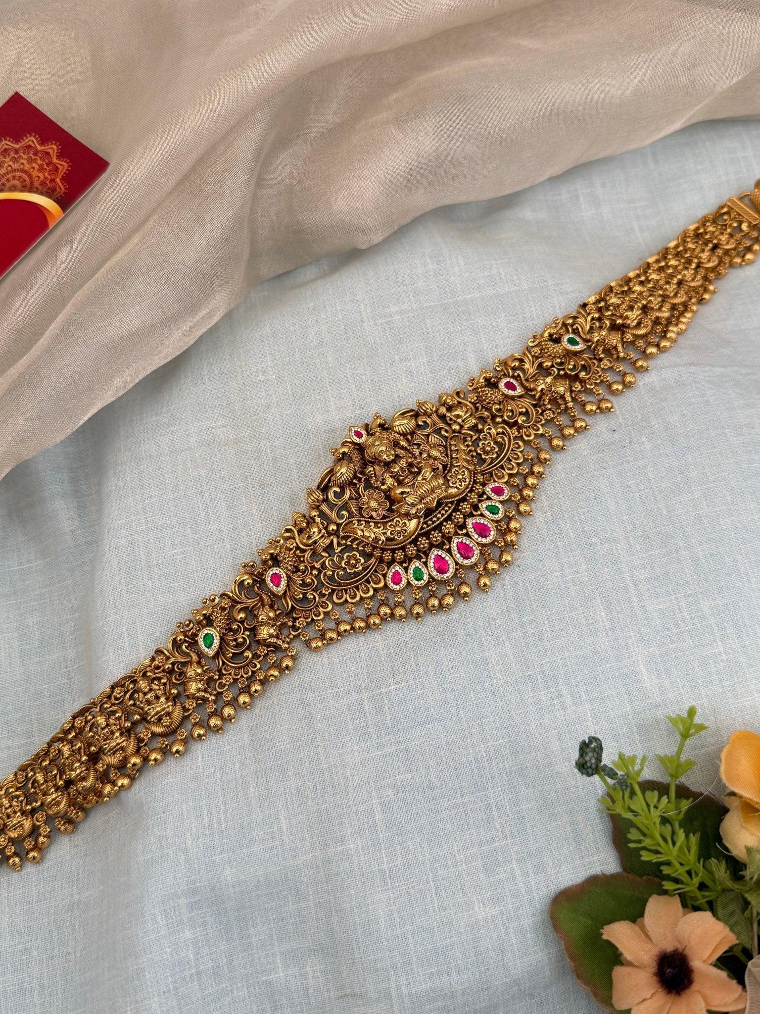 Luxurious Antique Chain Vadaanam Kamarbandh 7053 - Mahilas