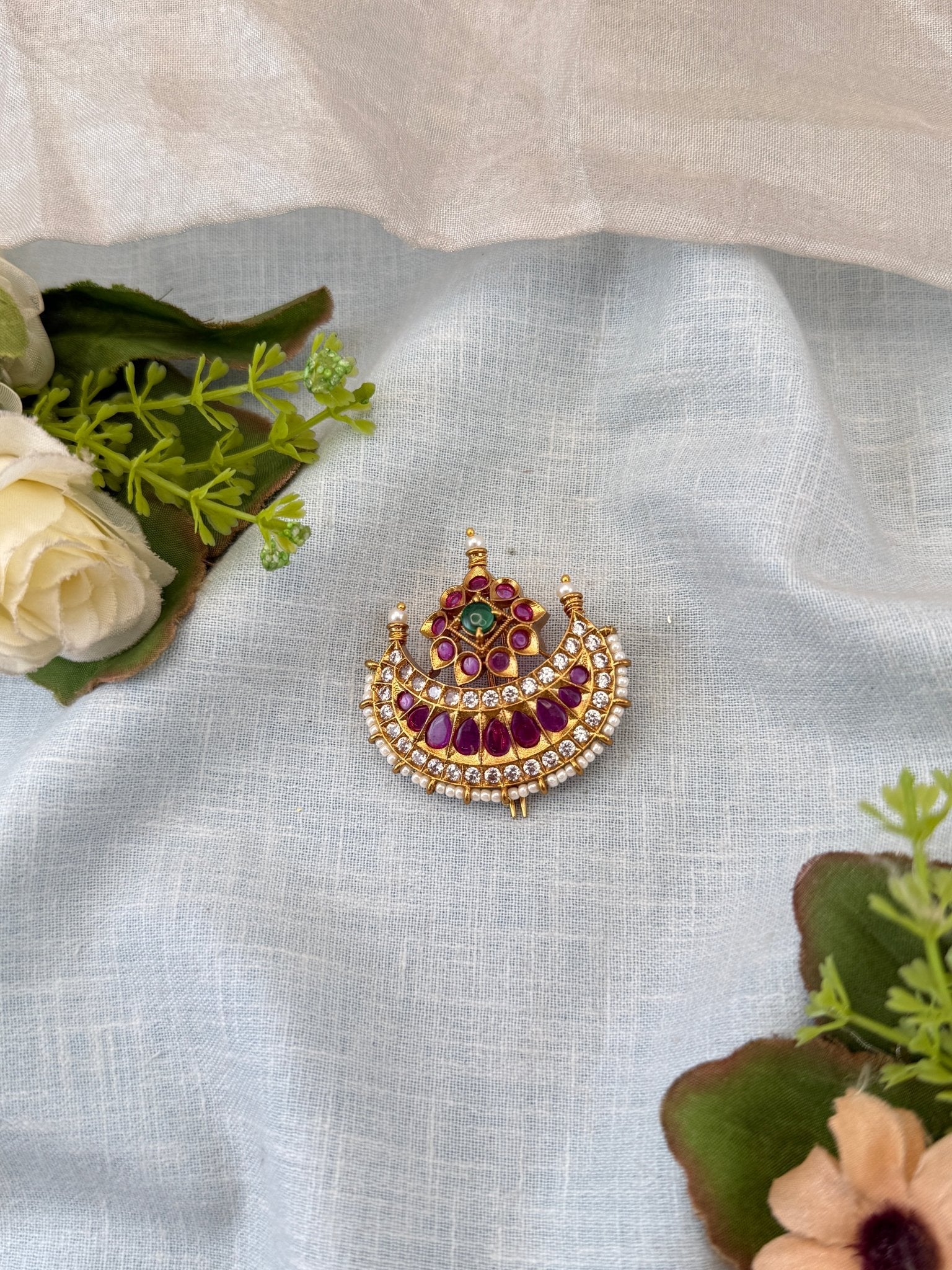 Luxurious Antique Chandra Jadebille 0134 - Mahilas