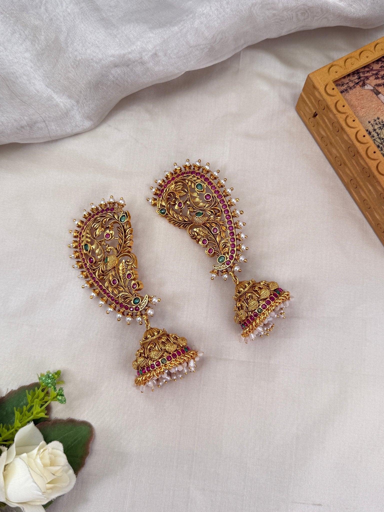 Luxurious Antique Earcuff Earrings 0438 - Mahilas
