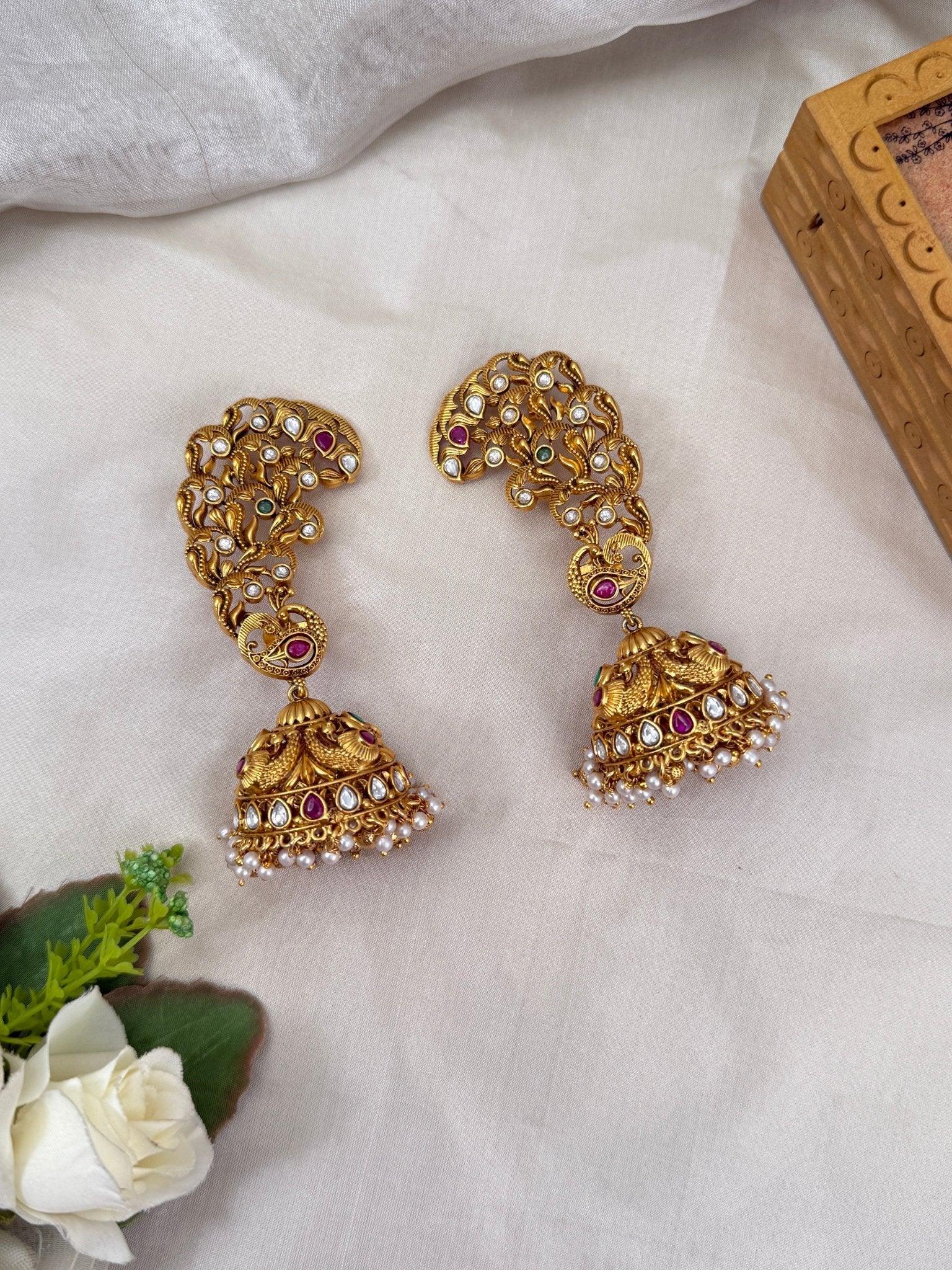 Luxurious Antique Earcuff Earrings 0440 - Mahilas