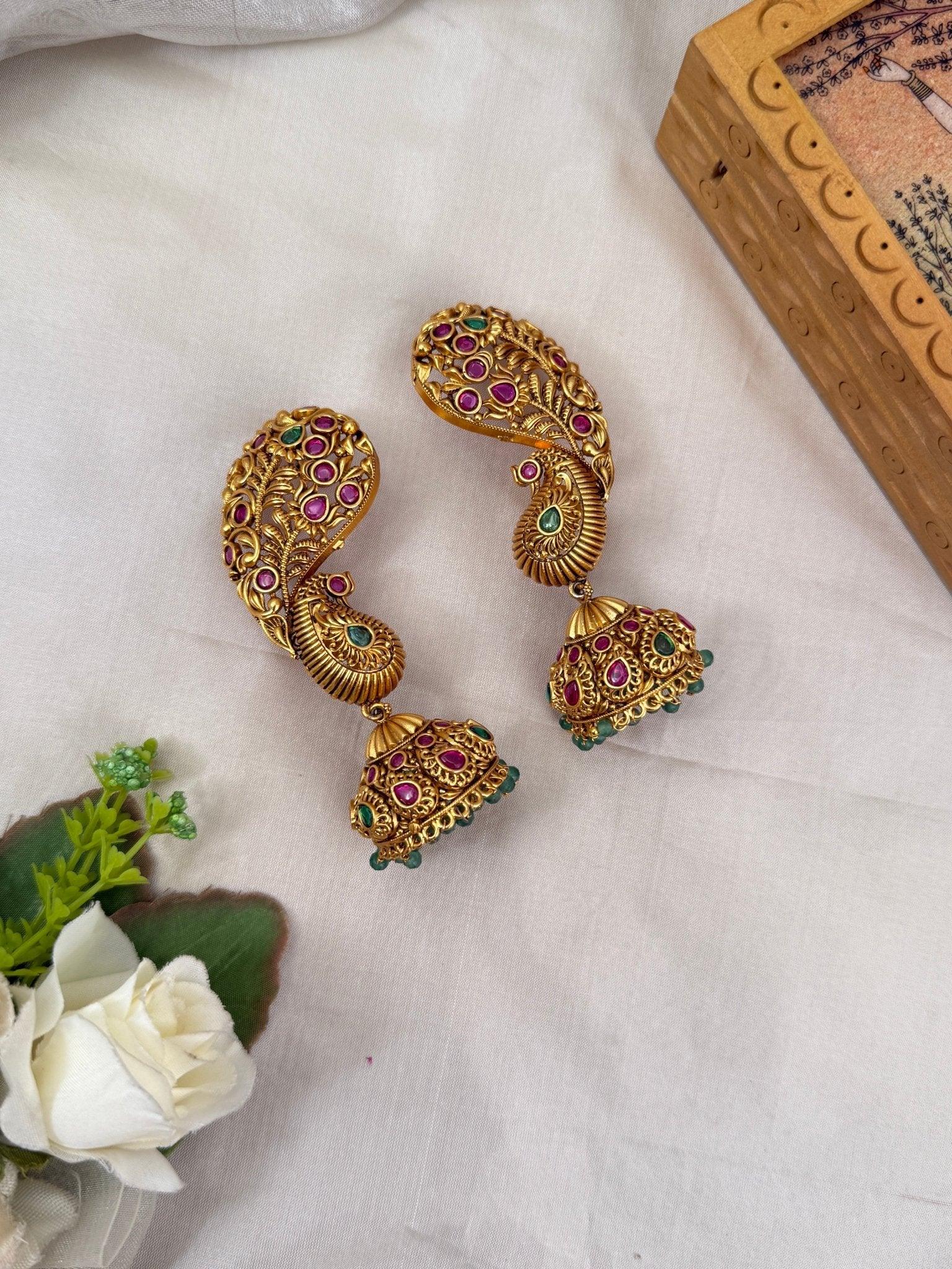 Luxurious Antique Earcuff Earrings 0442 - Mahilas