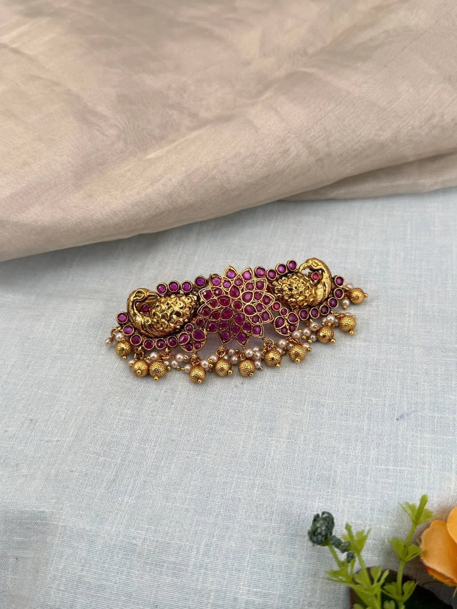 Luxurious Antique Hair Clip 154 - Mahilas