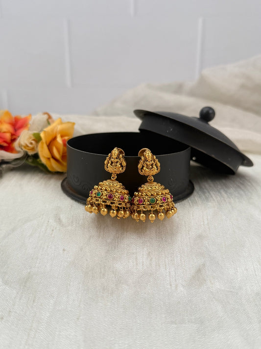 Luxurious Antique Jhumka Earrings 0552 - Mahilas