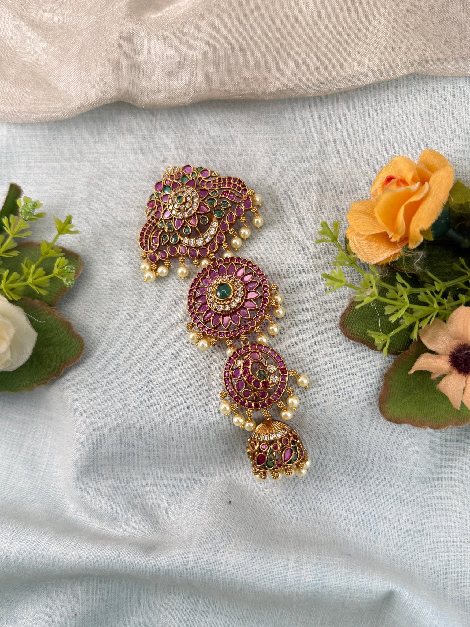 Luxurious Antique Kundan Jadebille 0171 - Mahilas