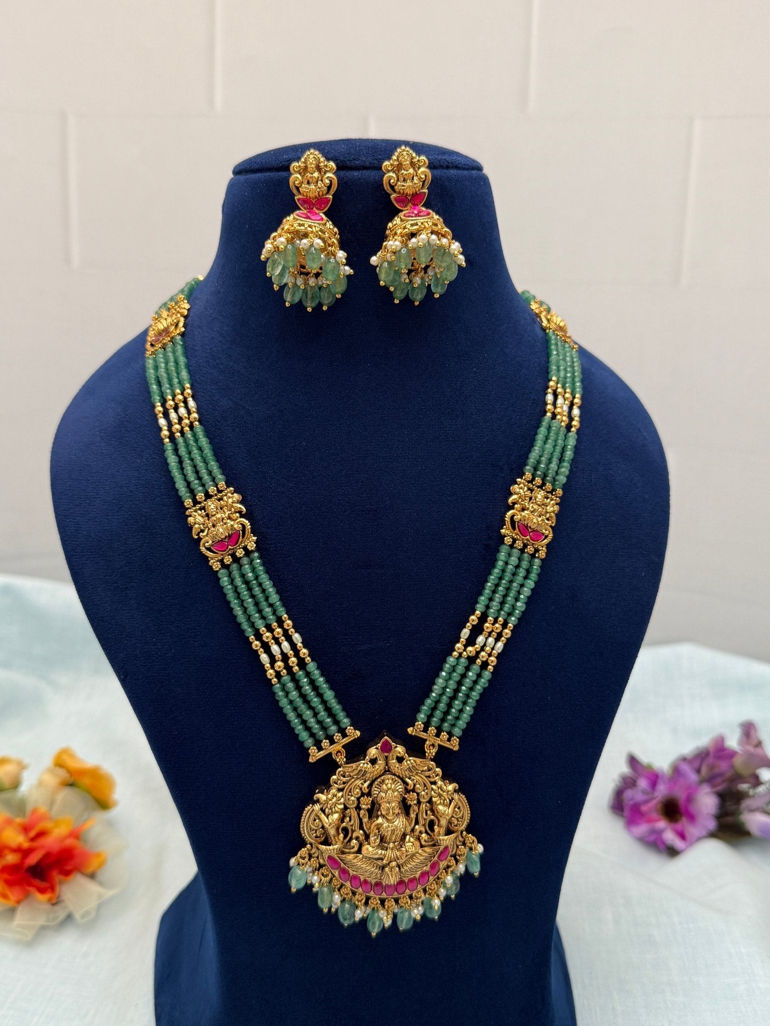 Luxurious Antique Layer Necklace Set 591 - Mahilas