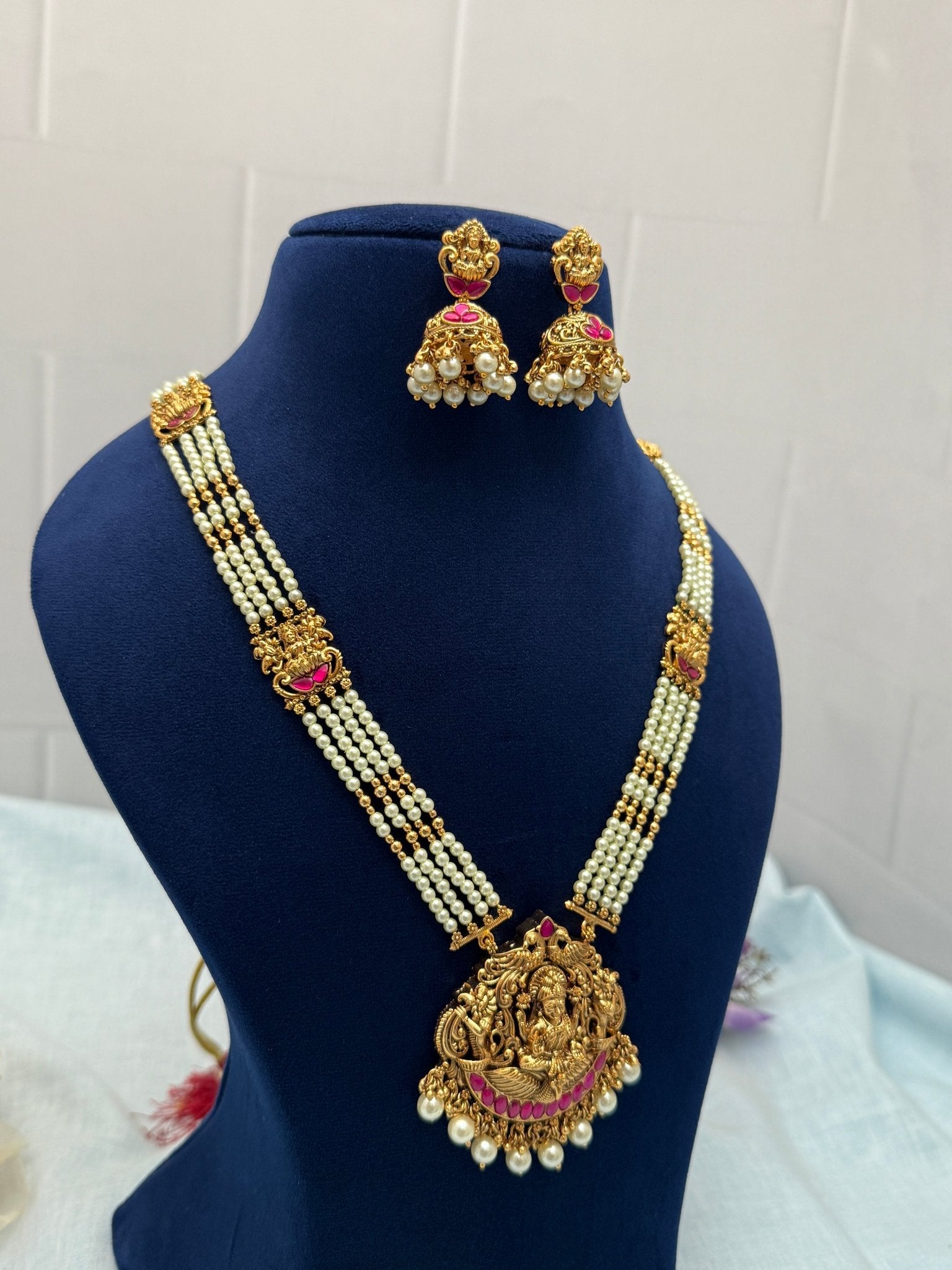Luxurious Antique Layer Necklace Set 592 - Mahilas