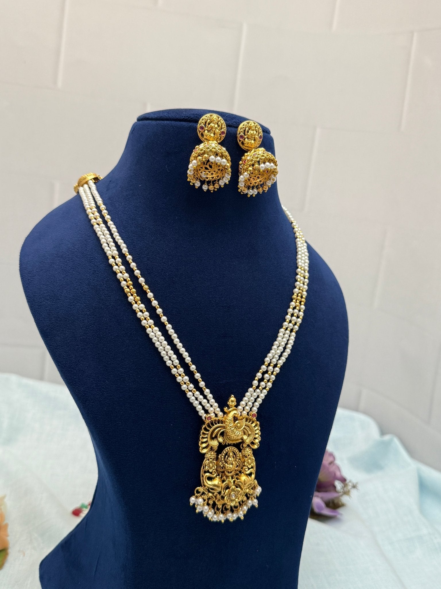 Luxurious Antique Layer Necklace Set 603 - Mahilas