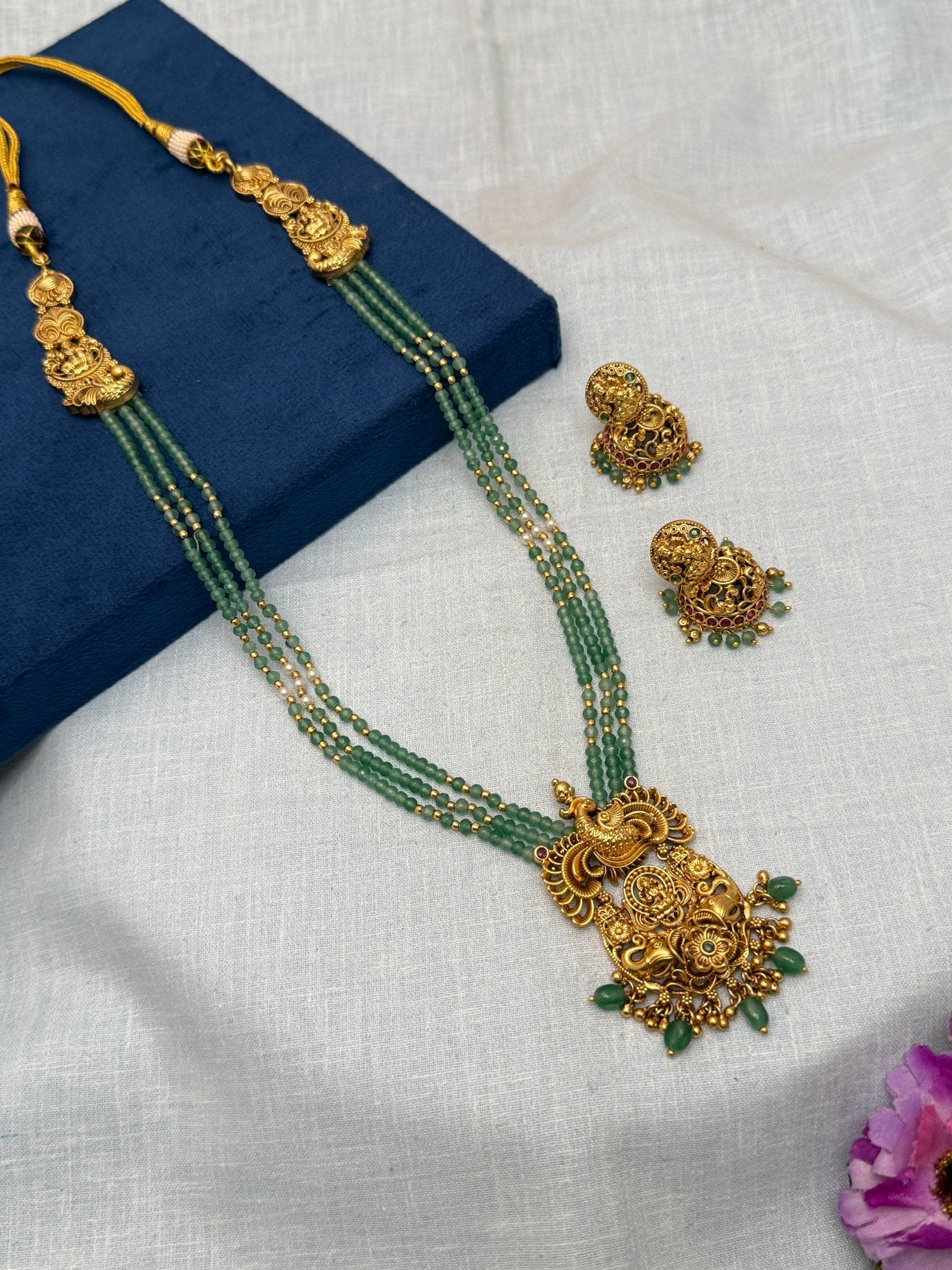 Luxurious Antique Layer Necklace Set 607 - Mahilas