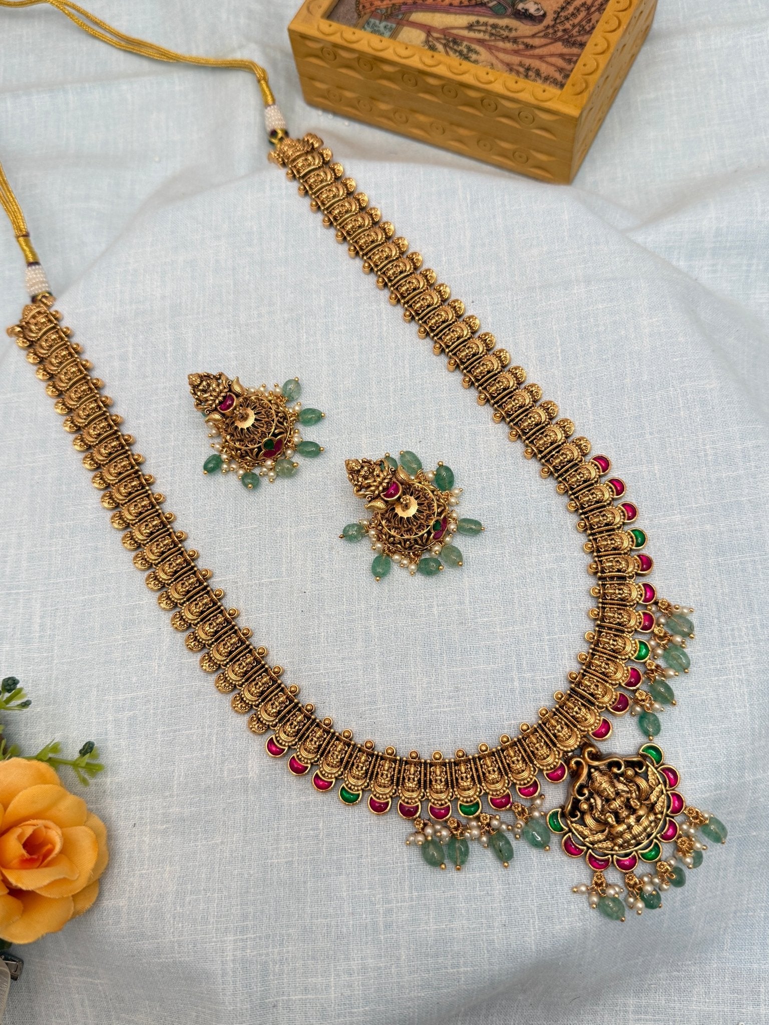 Luxurious Antique Long Necklace 477 - Mahilas