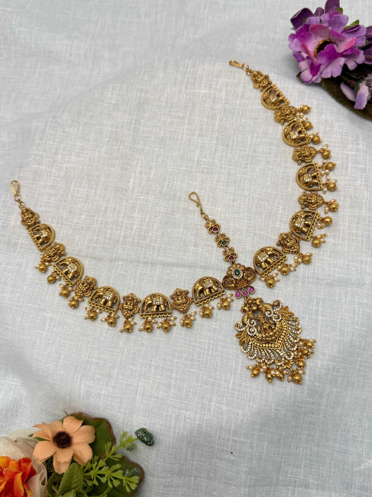 Luxurious Antique Maang Teeka 4192 - Mahilas