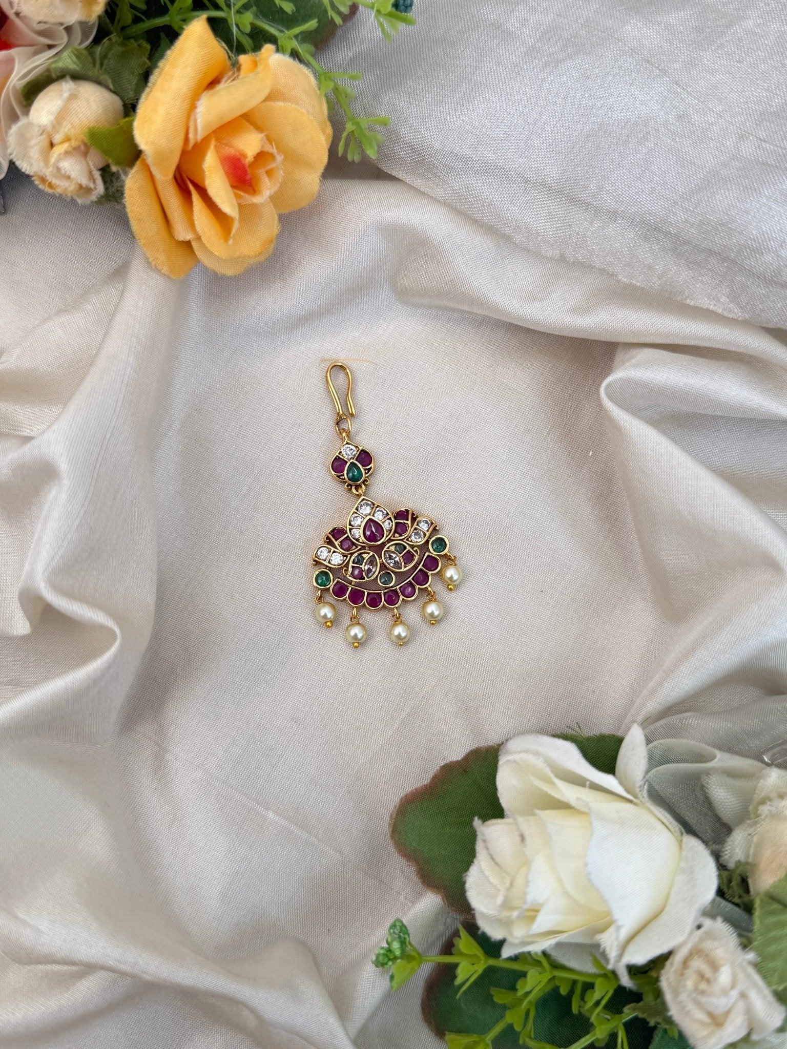 Luxurious Antique Maang Tikka 268 - Mahilas