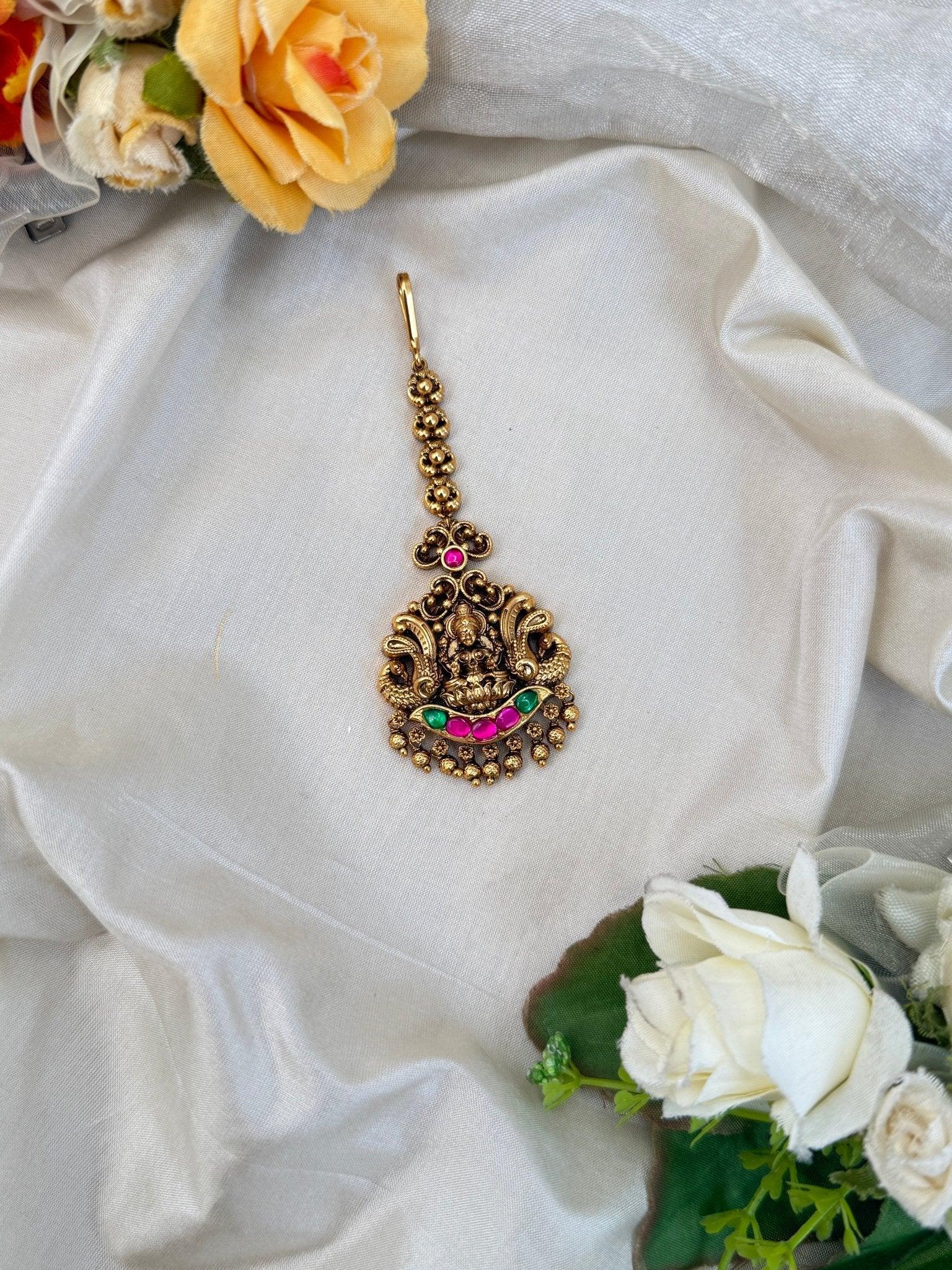 Luxurious Antique Maang Tikka 287 - Mahilas