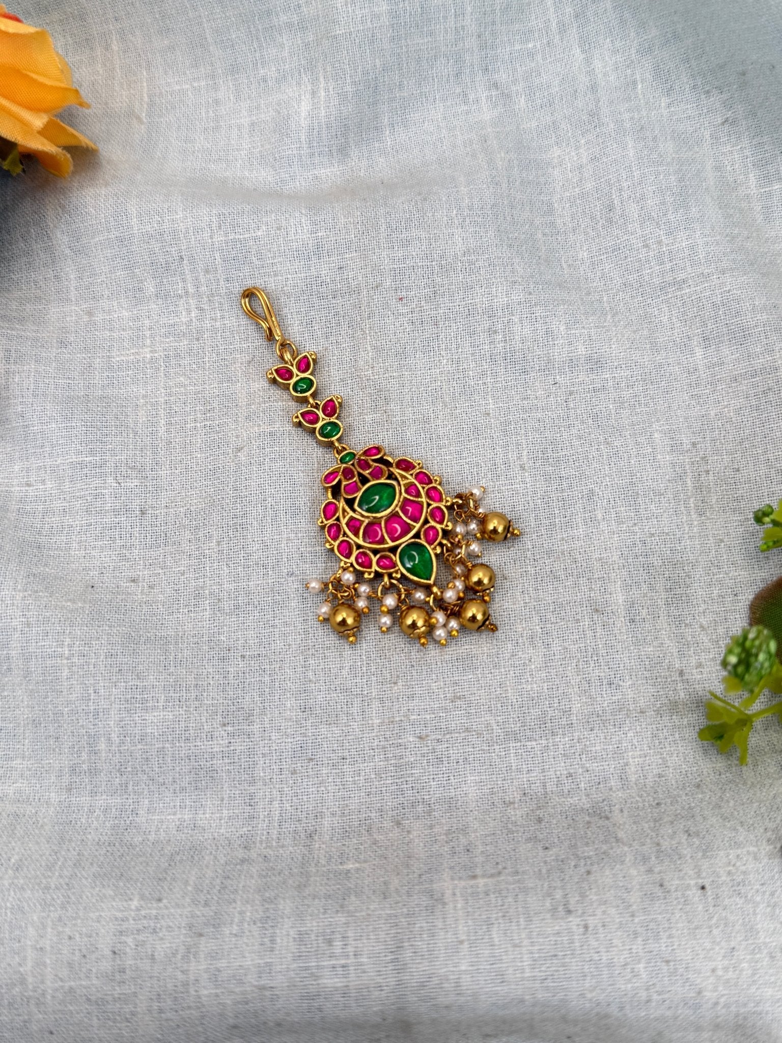 Luxurious Antique Maang Tikka 382 - Mahilas