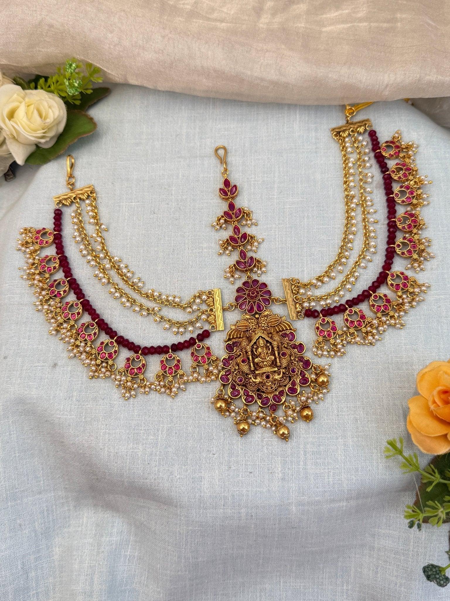 Luxurious Antique Maang Tikka Mathapatti 288 - Mahilas