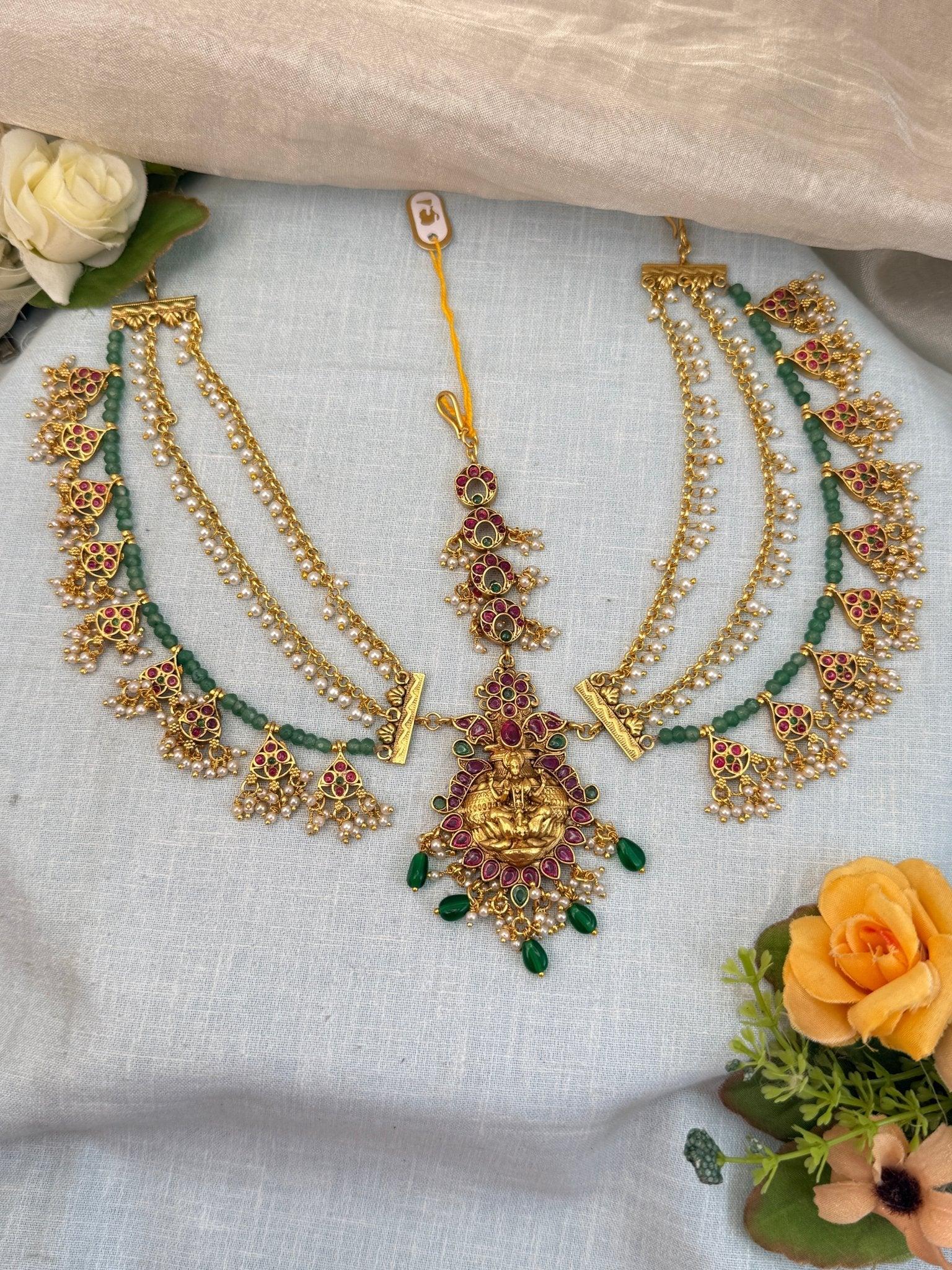 Luxurious Antique Maang Tikka Mathapatti 291 - Mahilas