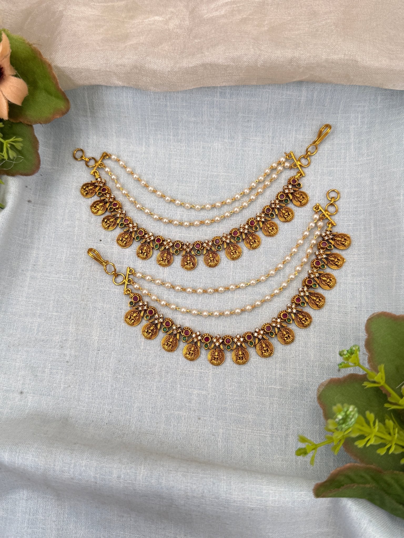 Luxurious Antique Maatal Ear Chain 330 - Mahilas