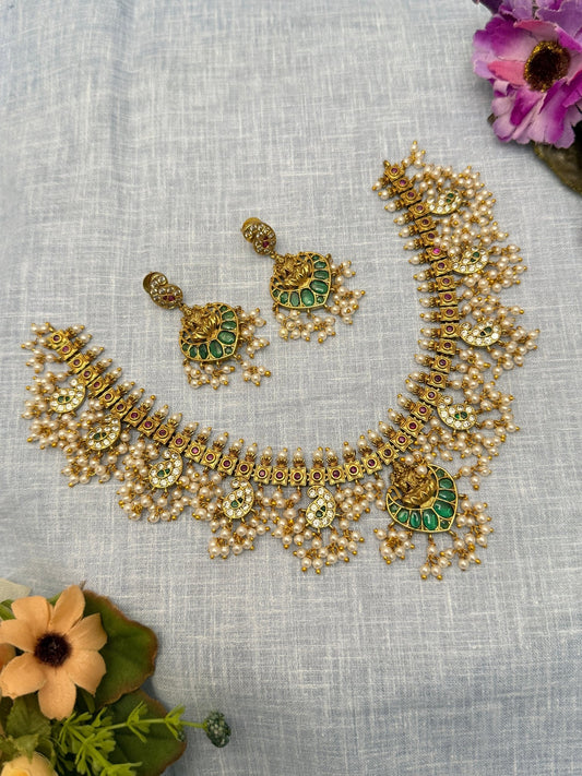 Luxurious Antique Necklace set 559 - Mahilas