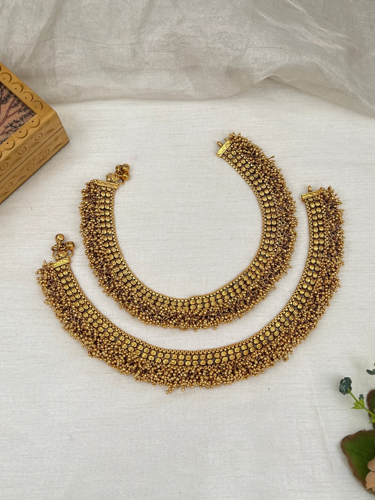 Luxurious Antique Payal Anklet 0215 - Mahilas