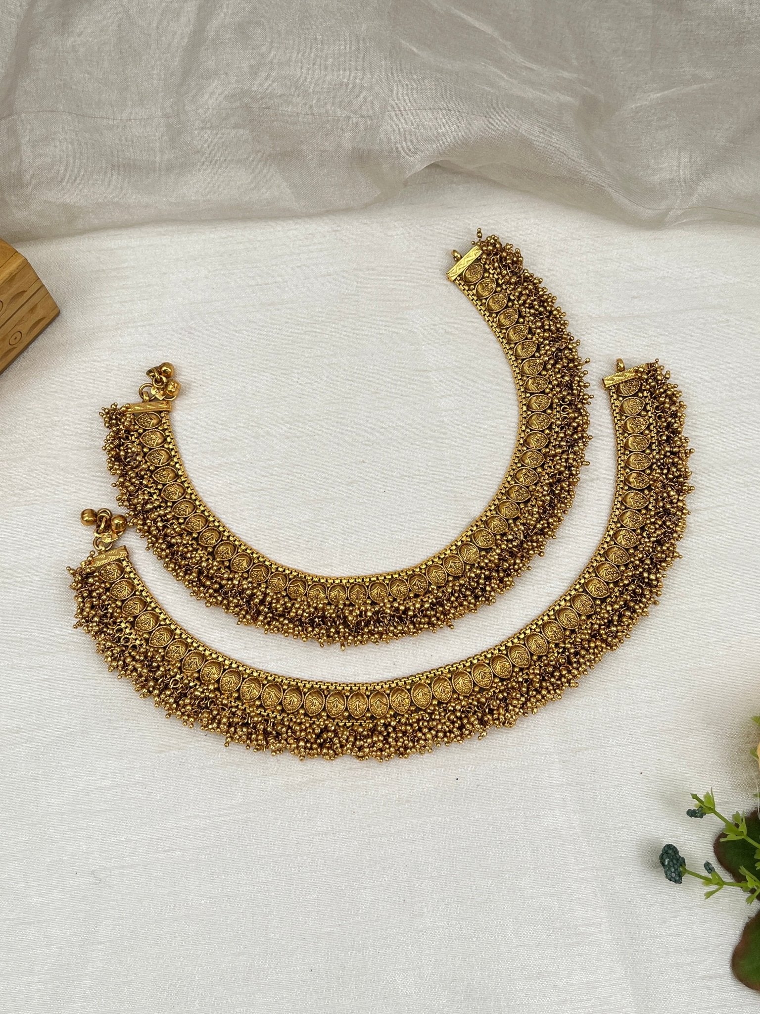 Luxurious Antique Payal Anklet 0216 - Mahilas