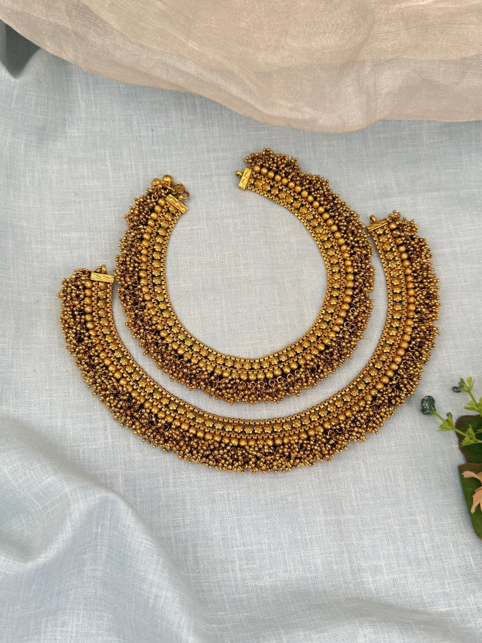 Luxurious Antique Payal Anklet 0218 - Mahilas