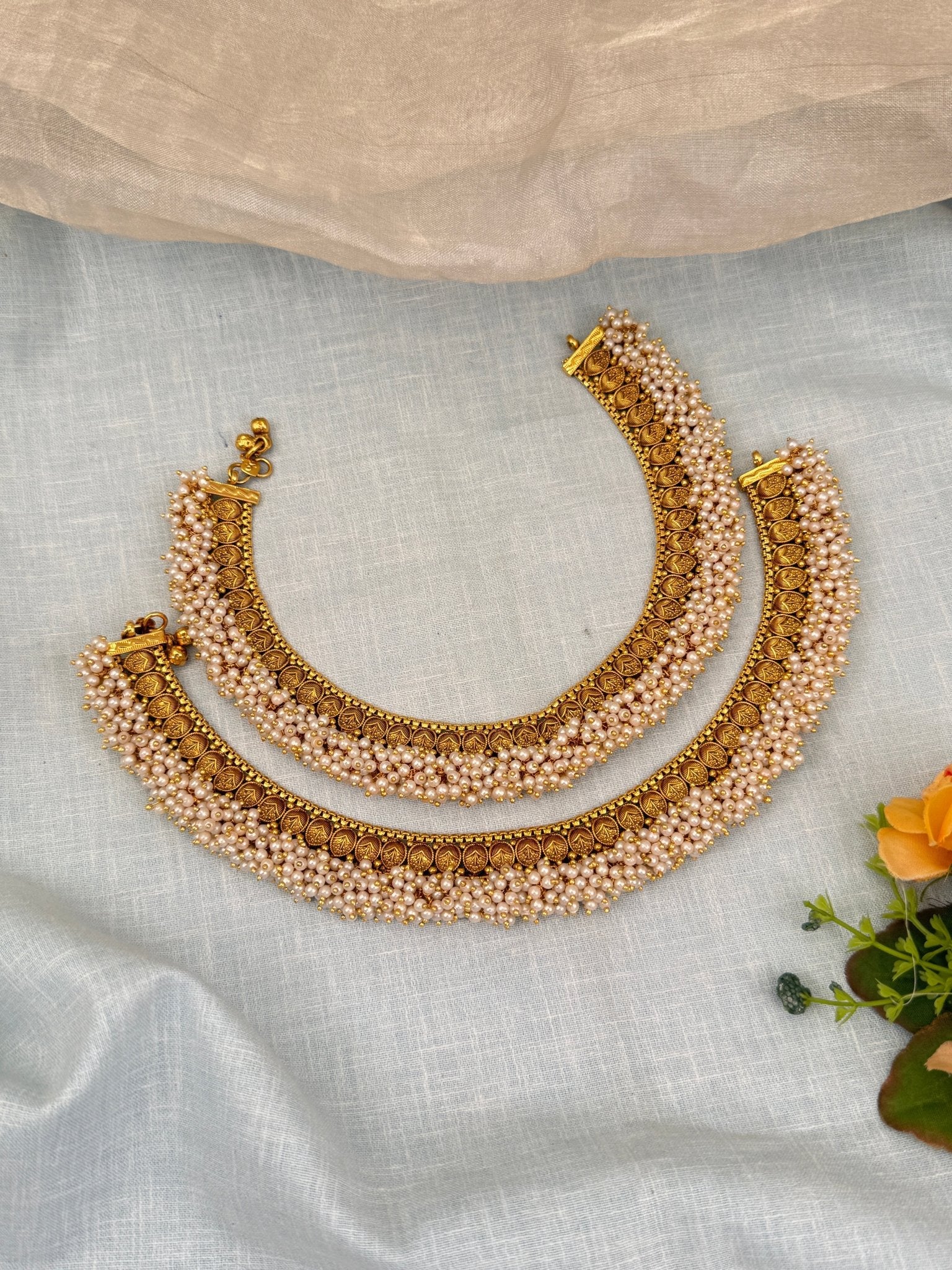 Luxurious Antique Payal Anklet 0219 - Mahilas
