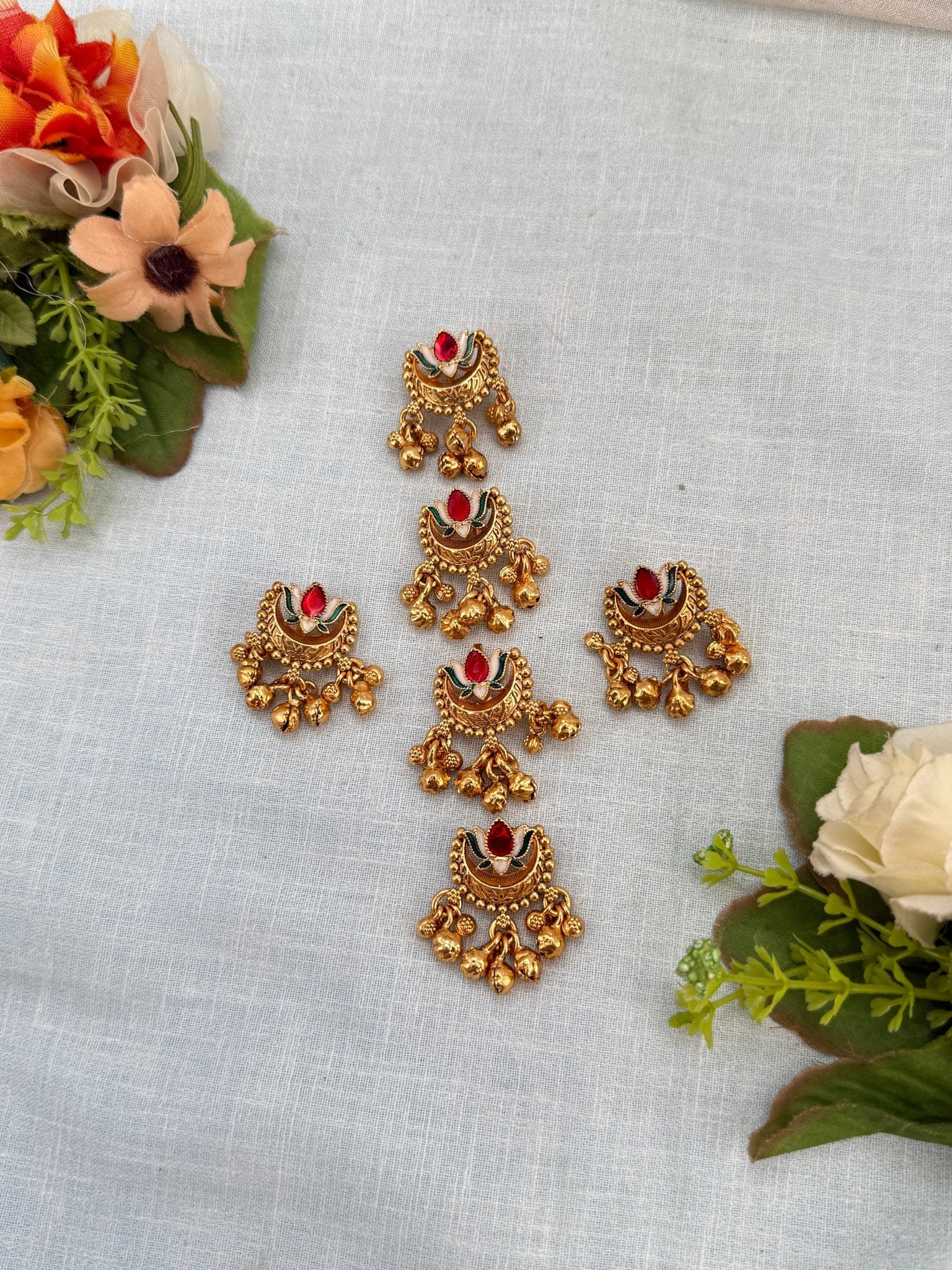 Luxurious Antique Set of 6 Jadebille 3080 - Mahilas