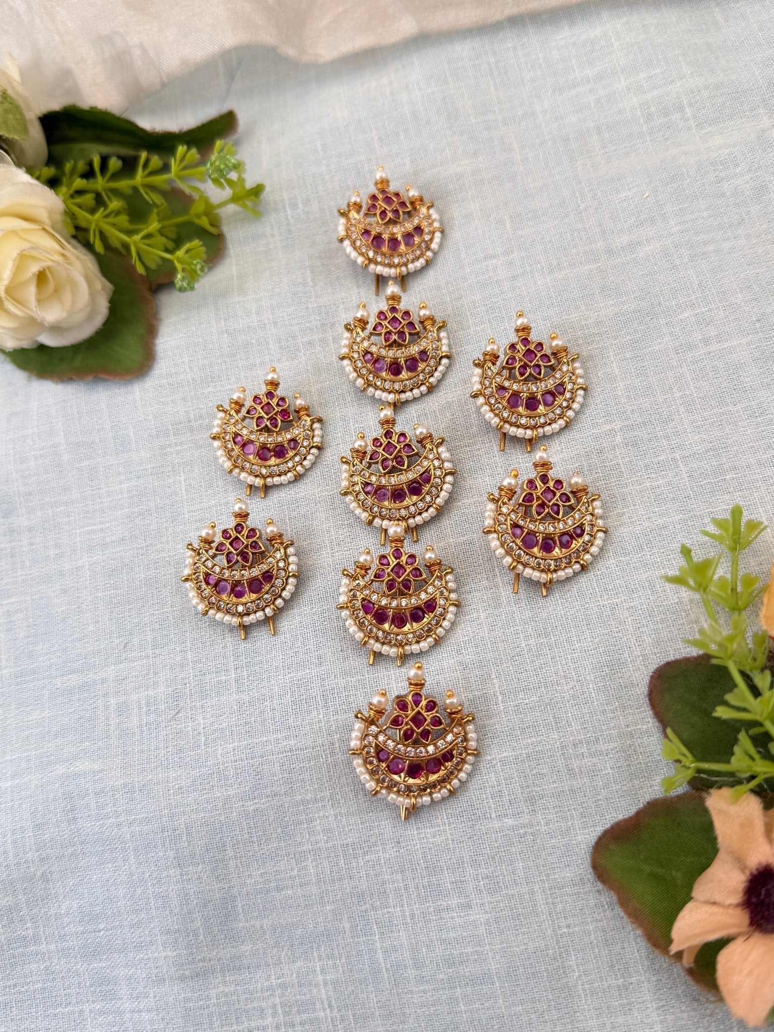 Luxurious Antique Set of 9 Jadebille 0131 - Mahilas