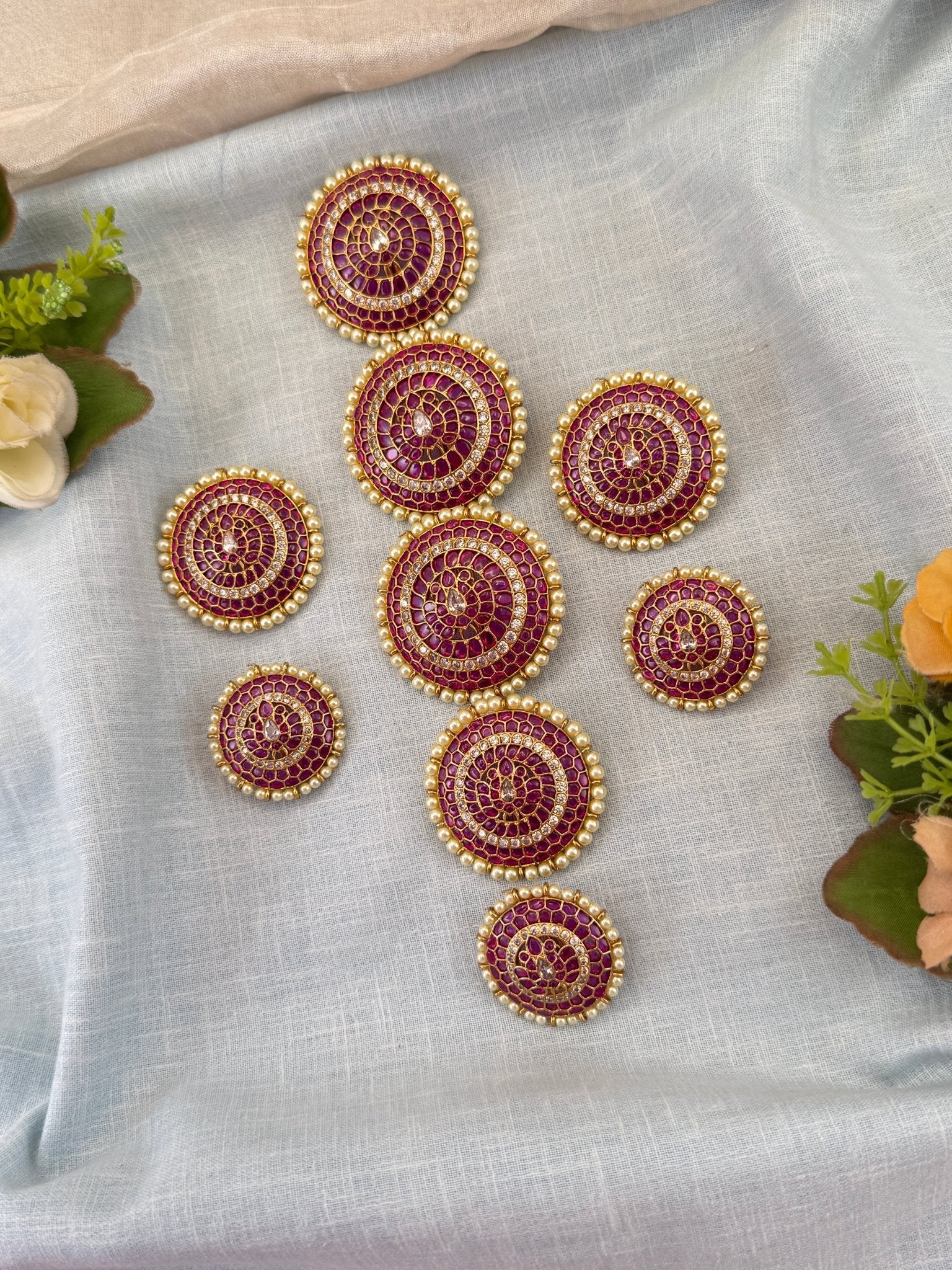 Luxurious Antique Set of 9 Jadebille 0138 - Mahilas