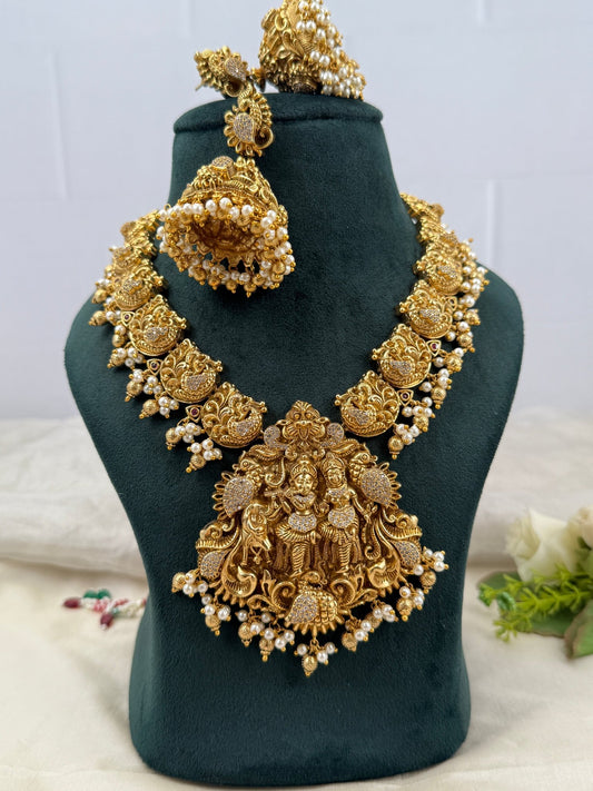 Luxurious Antique Short Necklace Set 720 - Mahilas