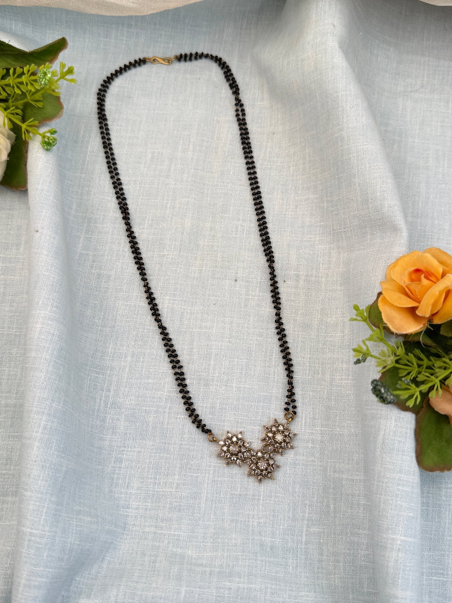 Luxurious Antique Stone Mangalsutra Chain 962 - Mahilas