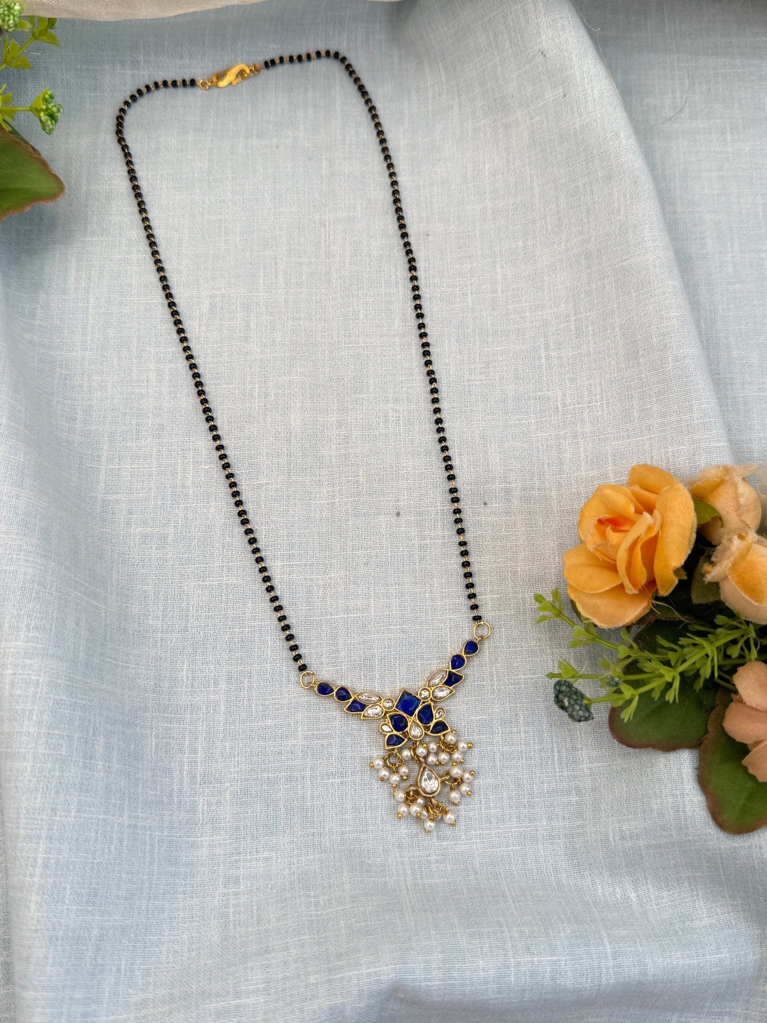 Luxurious Antique Stone Mangalsutra Chain 965 - Mahilas