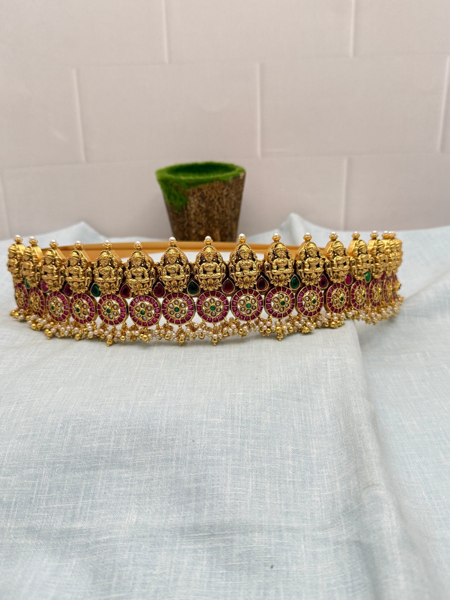 Luxurious Antique Vaddanam Kamarbandh 6935 - Mahilas