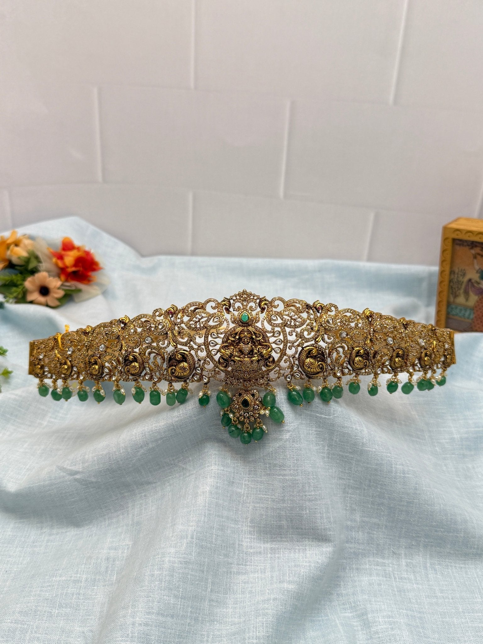 Luxurious Antique Vaddanam Kamarbandh 6972 - Mahilas