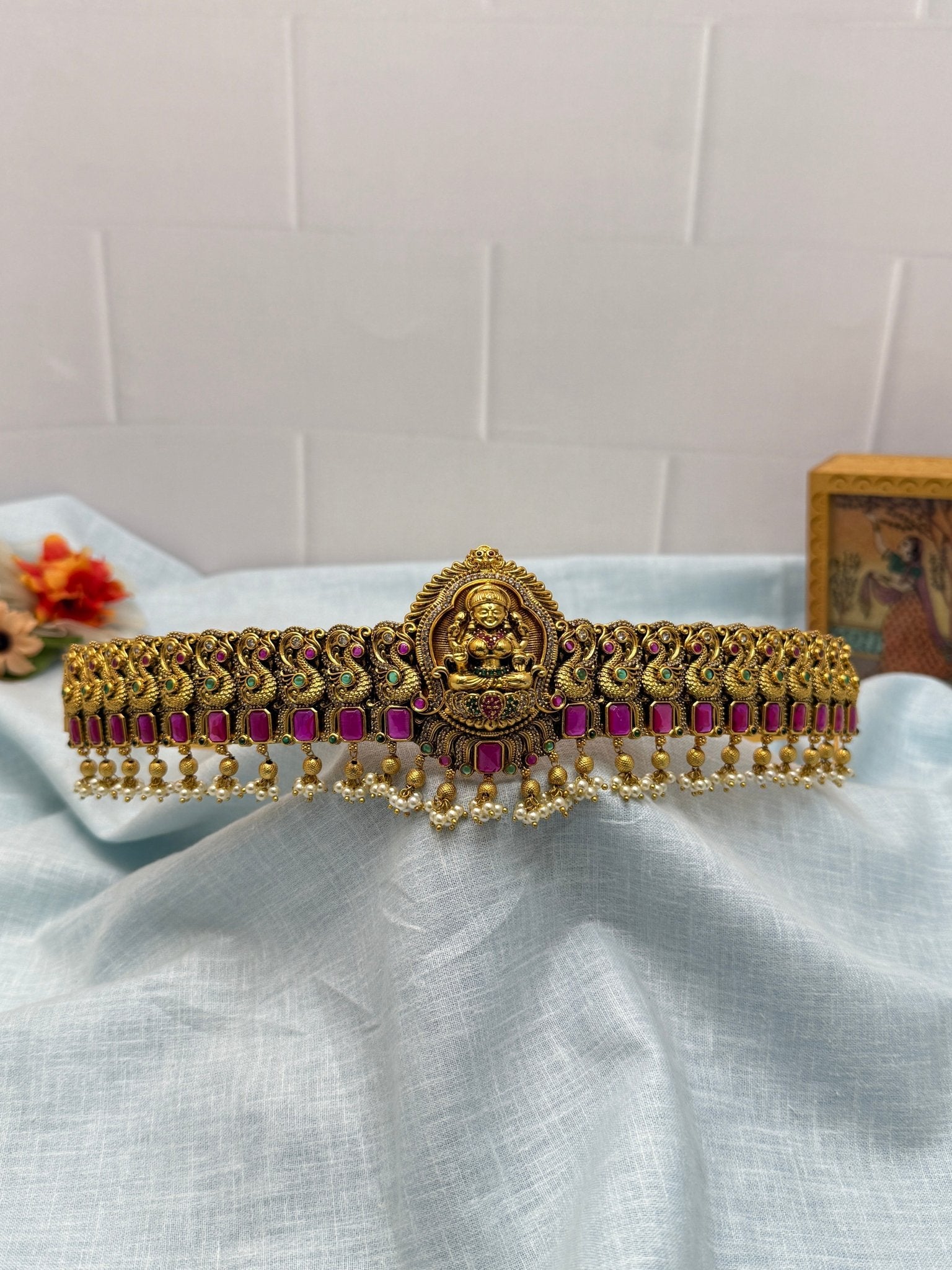 Luxurious Antique Vaddanam Kamarbandh 6979 - Mahilas