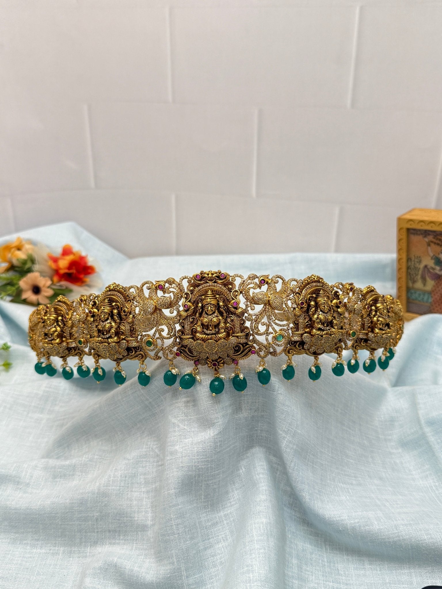 Luxurious Antique Vaddanam Kamarbandh 6987 - Mahilas
