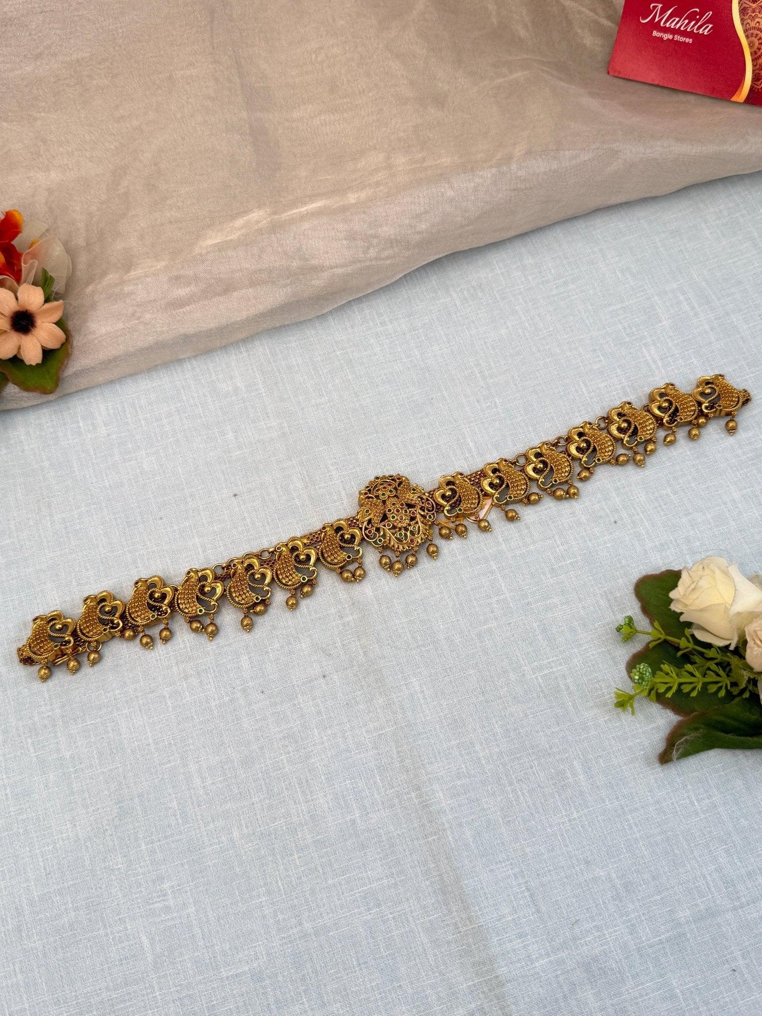 Luxurious Antique Vaddanam Kamarbandh 7179 - Mahilas