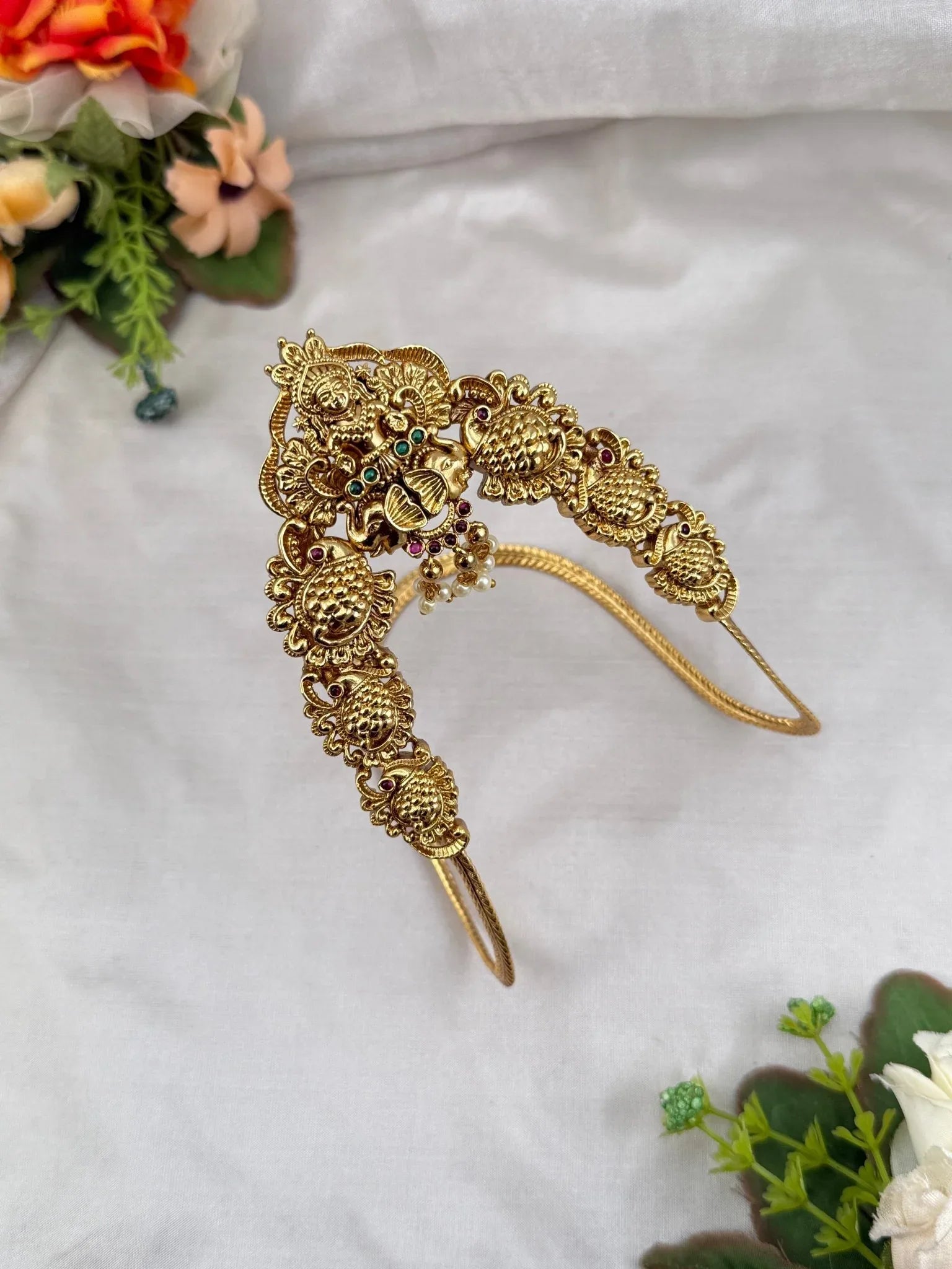 Luxurious Antique Vanki Bajubandh 4107 - Mahilas