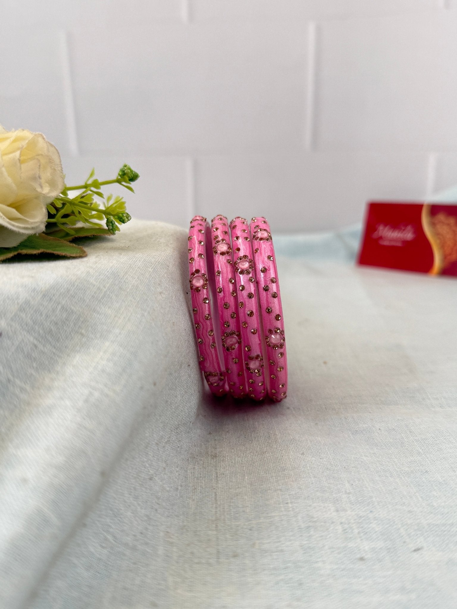 Luxurious Evara Design Kada Glass Bangles 3478 - Make your own box - Mahilas