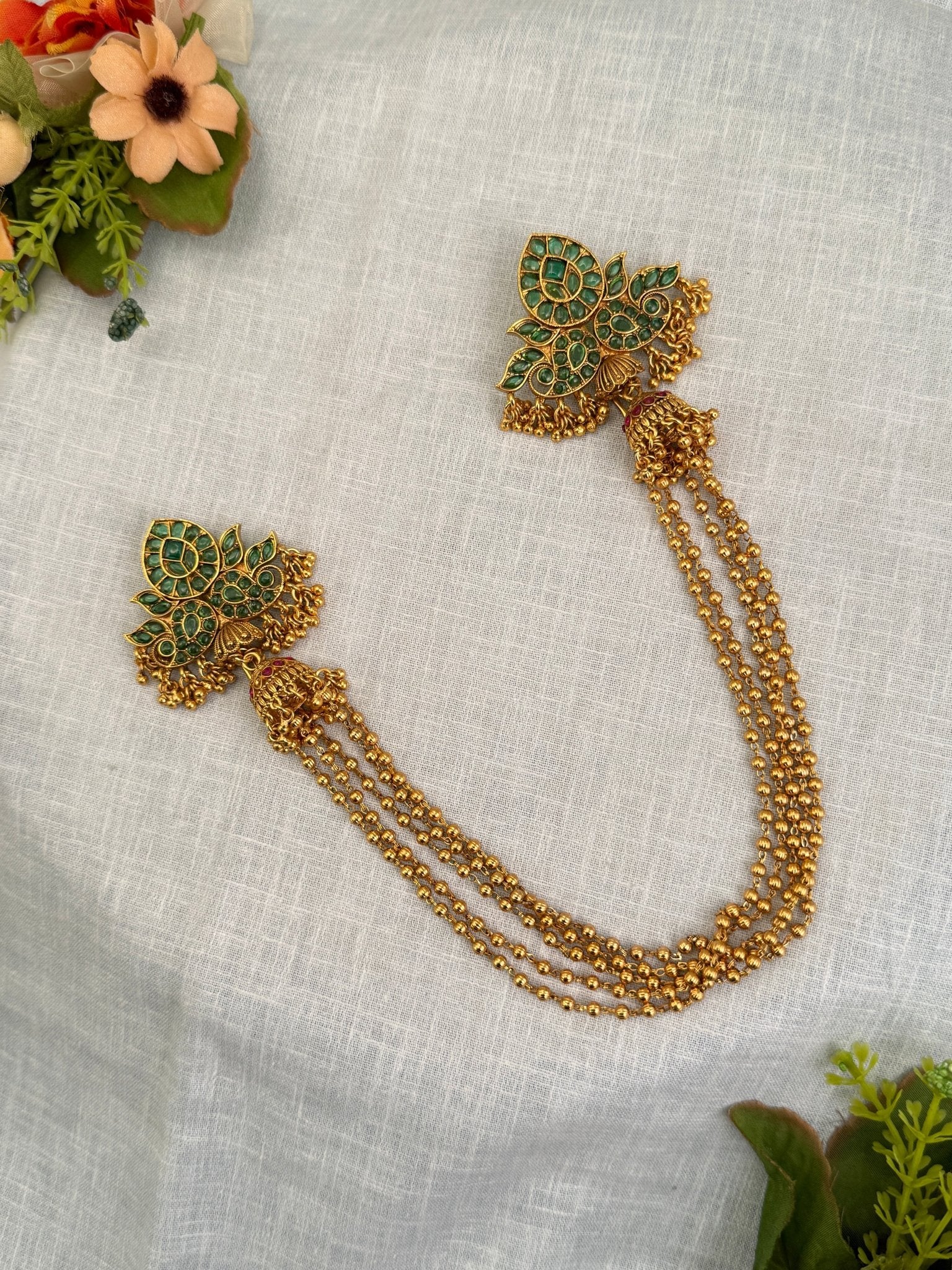 Luxurious Jadau Kundan Jadebille 283 - Mahilas