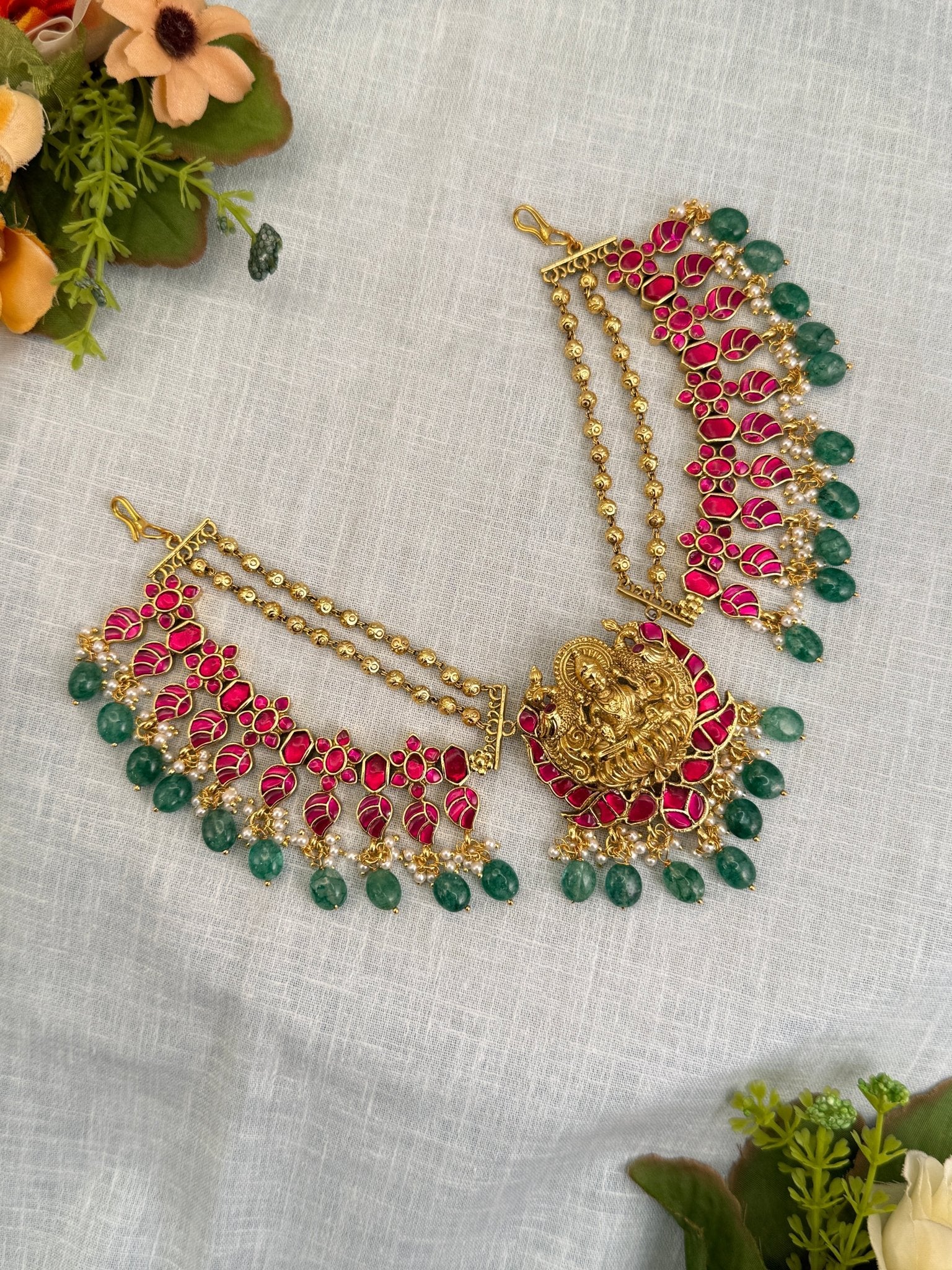 Luxurious Jadau Kundan Jadebille With Maatal 278 - Mahilas