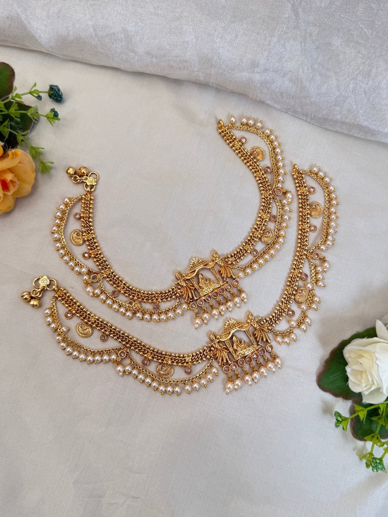 Luxurious Layer Antique Payal Anklet 0223 - Mahilas