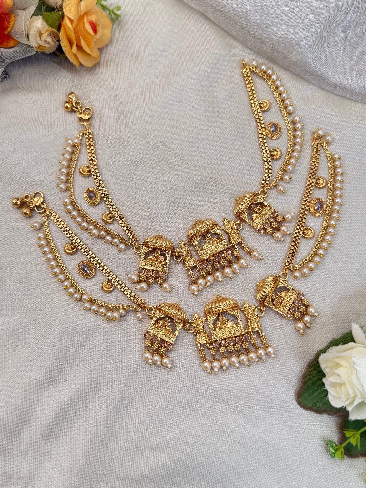 Luxurious Layer Antique Payal Anklet 0227 - Mahilas