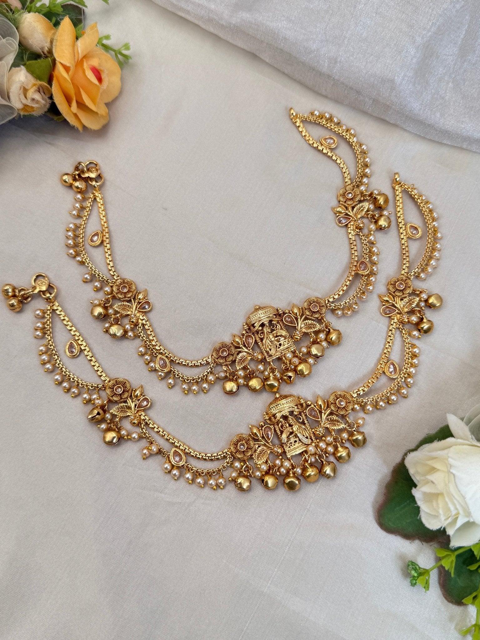 Luxurious Layer Antique Payal Anklet 0228 - Mahilas