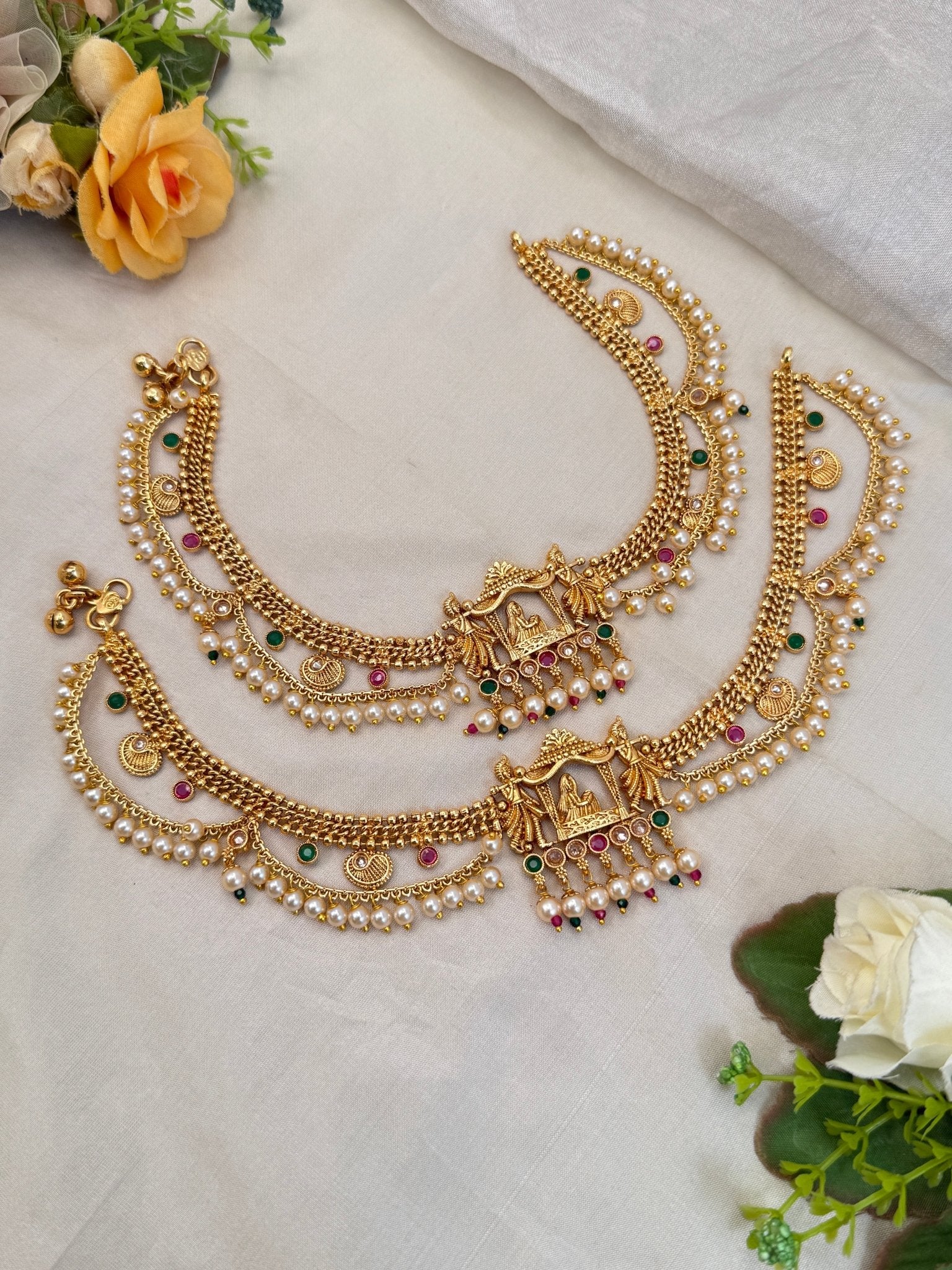 Luxurious Layer Antique Payal Anklet 0229 - Mahilas