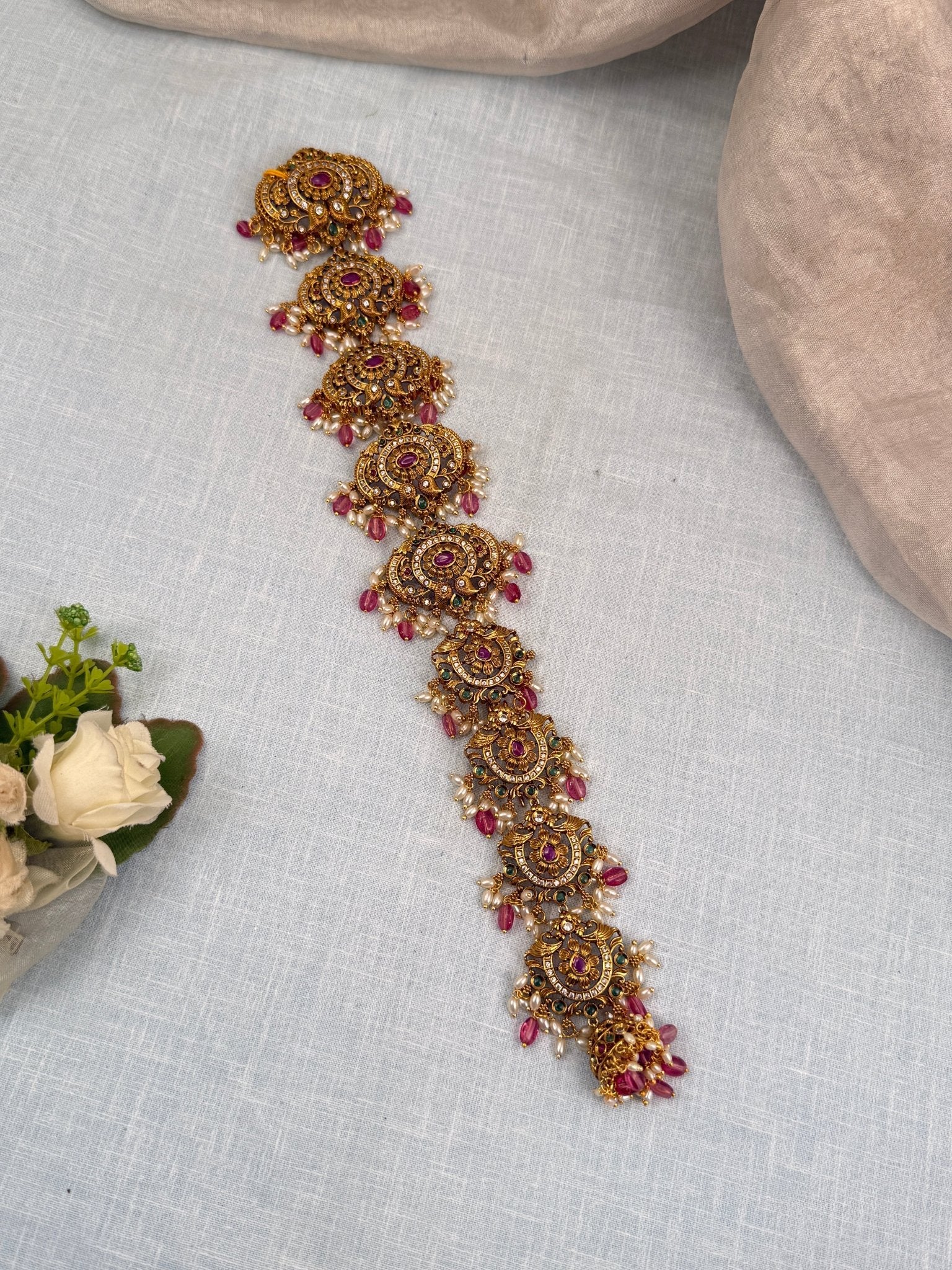 Luxurious Mid Long Antique Jadebille 337 - Mahilas