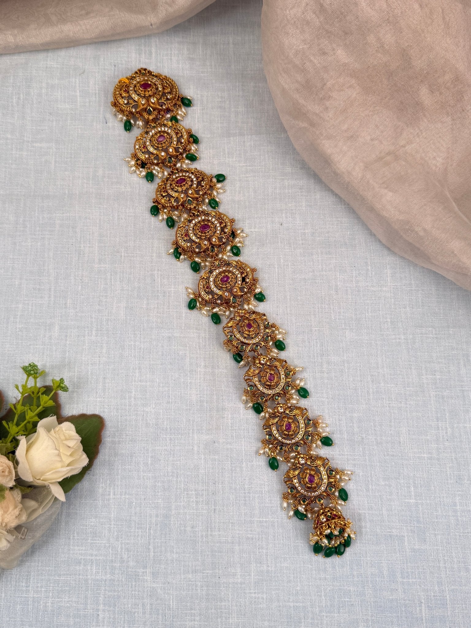 Luxurious Mid Long Antique Jadebille 338 - Mahilas