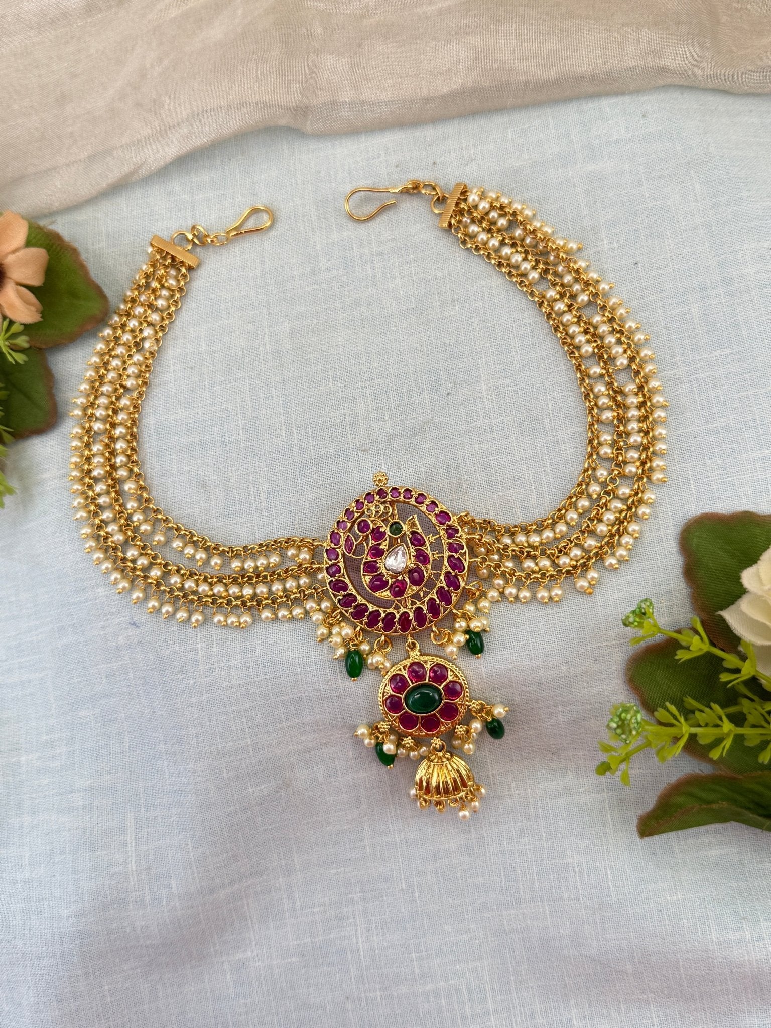 Luxurious Peacock Jadebille with Maatal 3150 - Mahilas