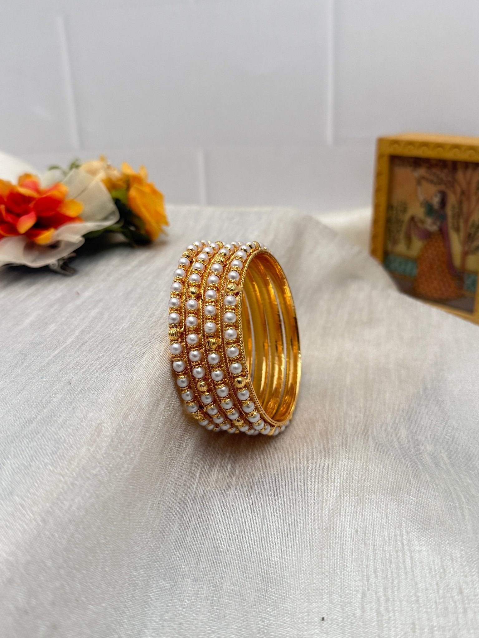 Luxurious Pearl Bangles 0025 - Mahilas