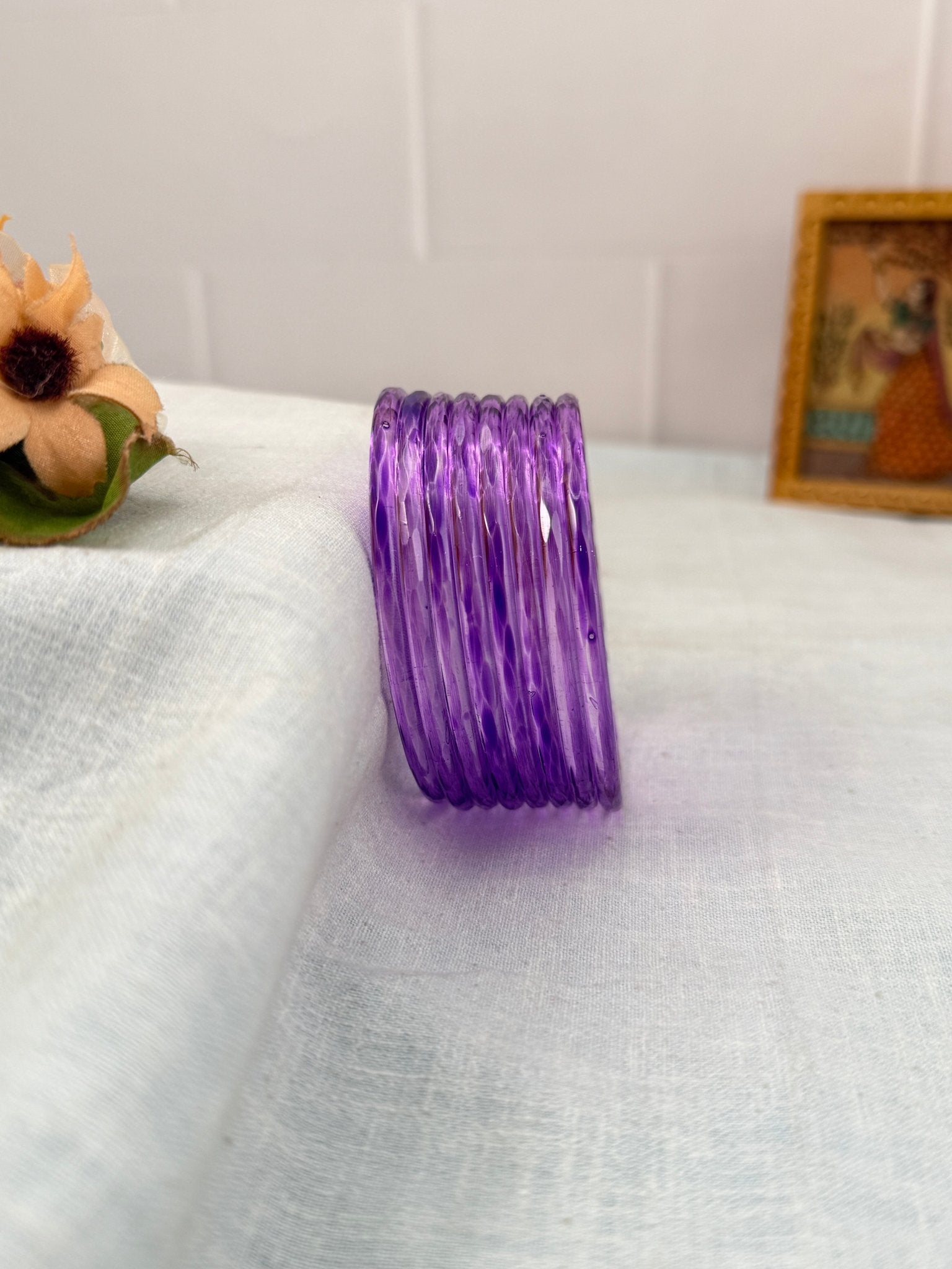 Luxurious Plain Design New Glass Bangles 3461 - Make your own box - Mahilas